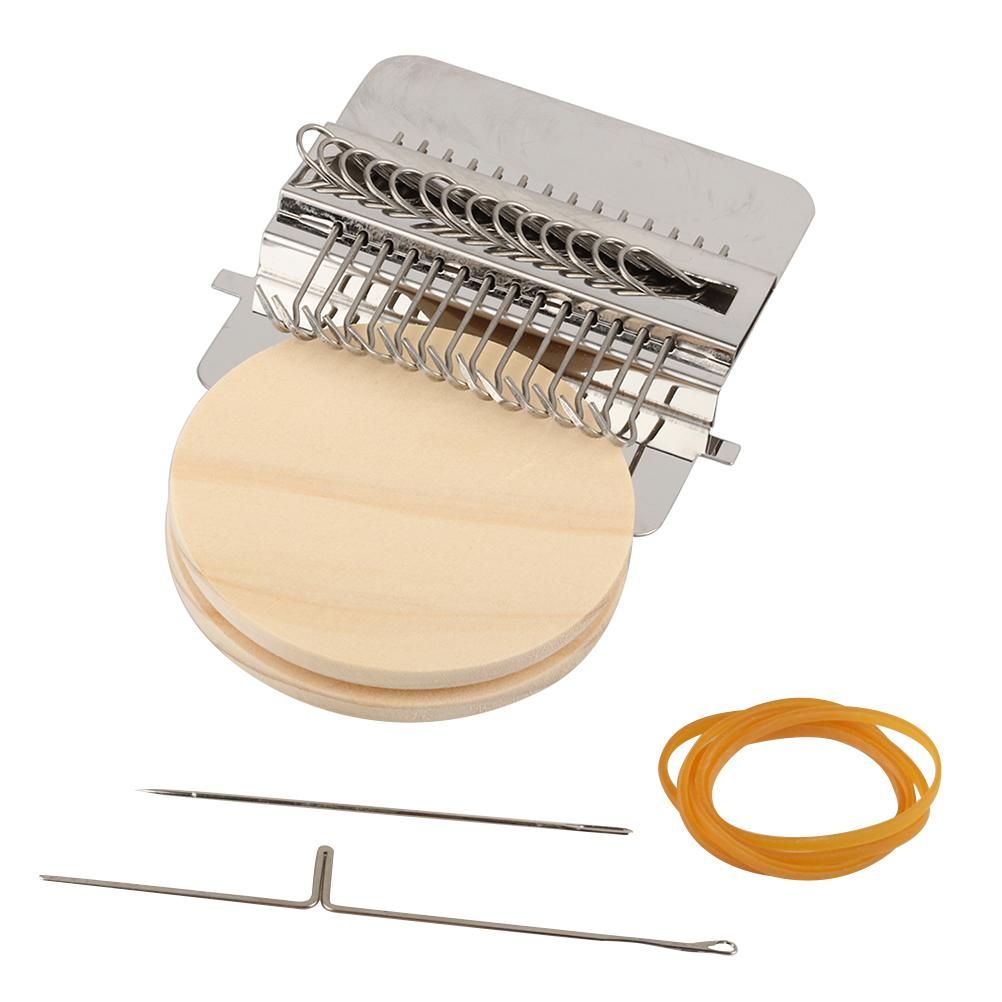 Hand Weave Tool Mini DIY Darning Tool Braiding Patching Machine for Beginners view 2