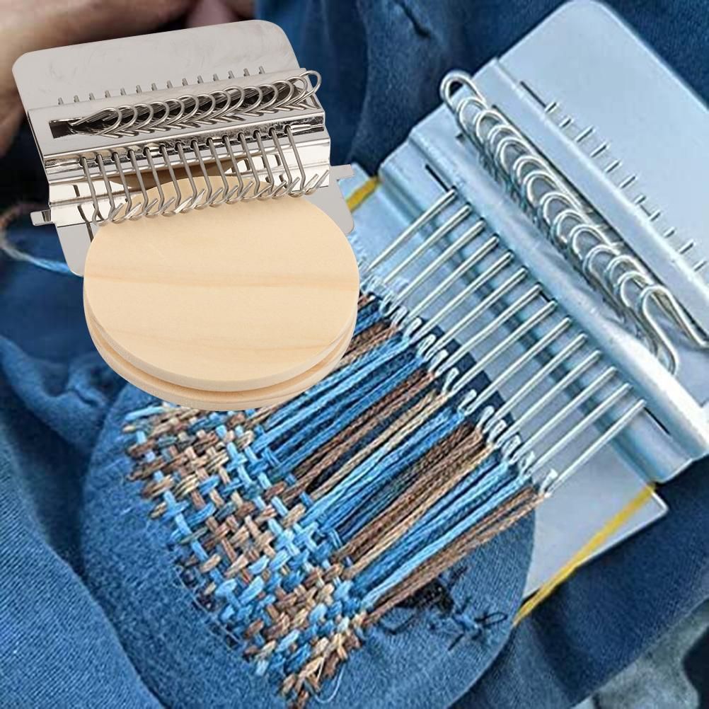 Hand Weave Tool Mini DIY Darning Tool Braiding Patching Machine for Beginners view 11