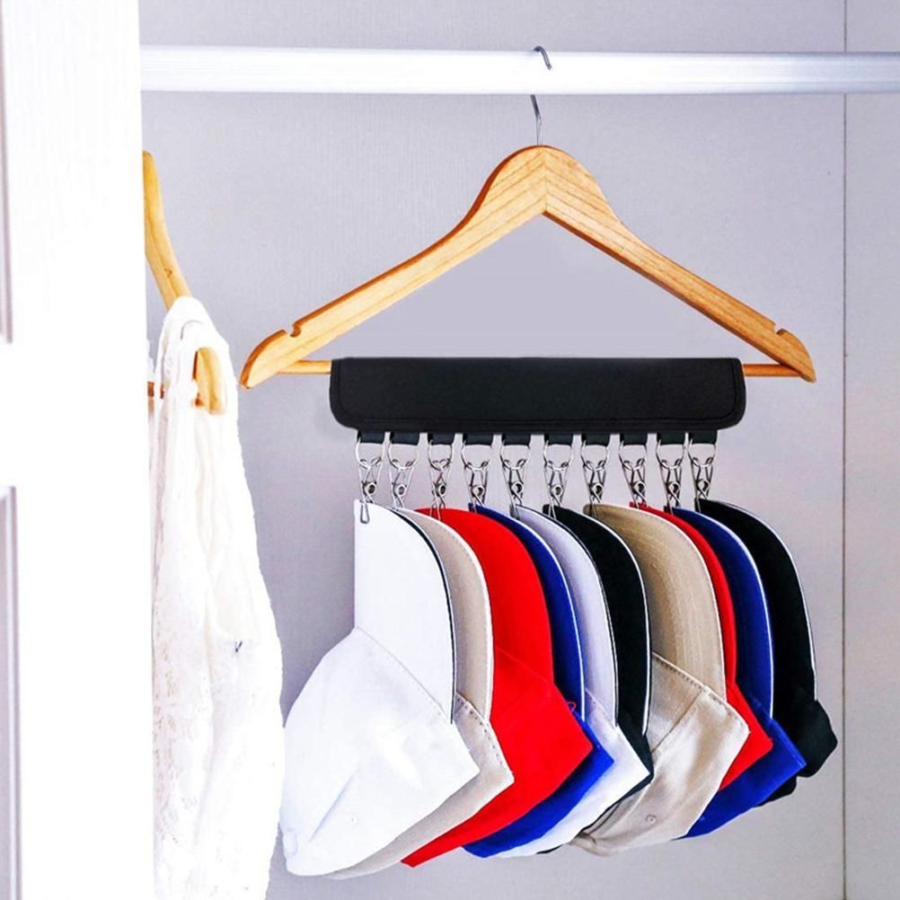 Hat Organizer Holder for Hanger Foldable Hat Storage for Room Closet Organizer view 5