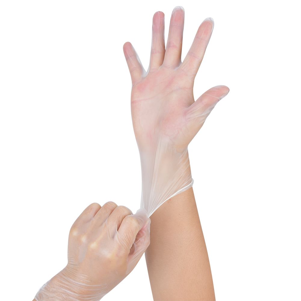 100pcs Disposable Latex Gloves Punch Resistant Protective Hands ProtectionS view 3