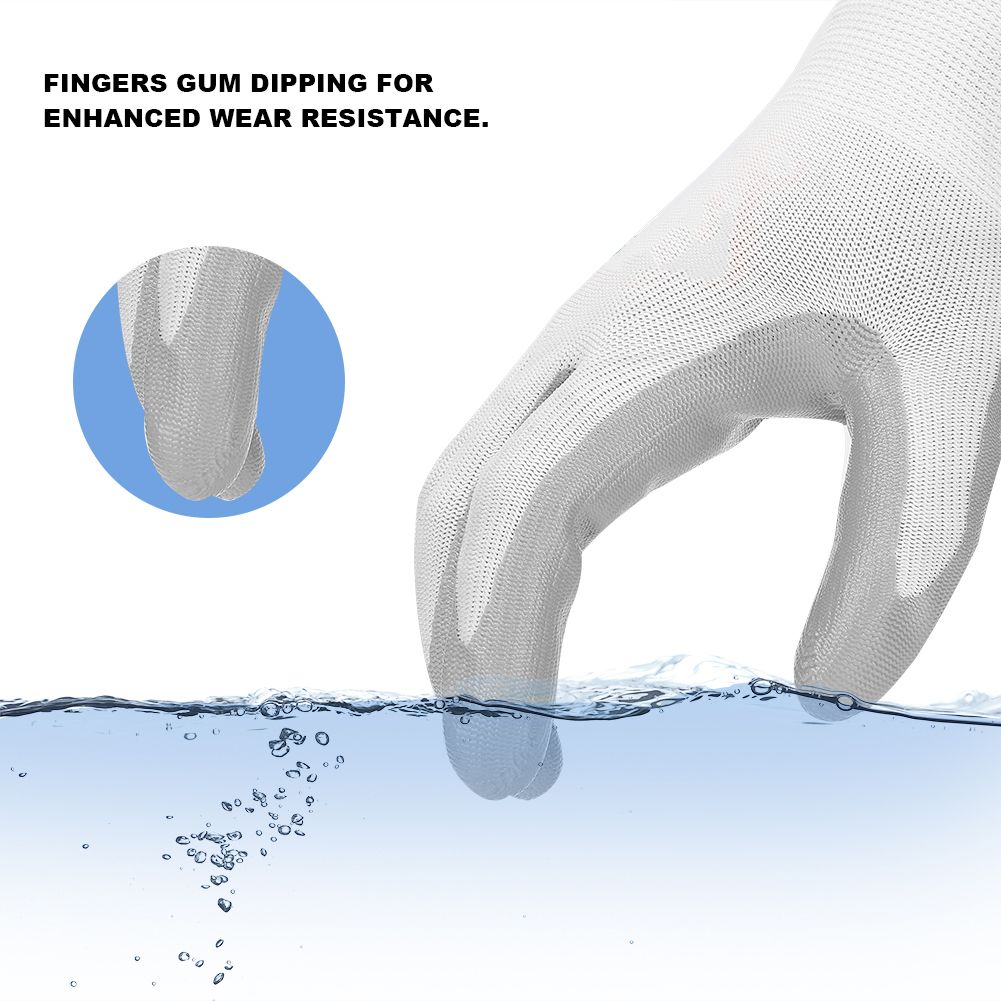 12 Pairs Professional Nitrile Gloves Wear Resistant Safety Hand Protective view 8