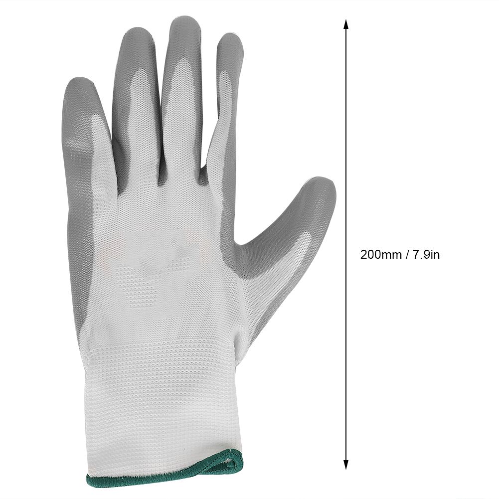 12 Pairs Professional Nitrile Gloves Wear Resistant Safety Hand Protective view 11