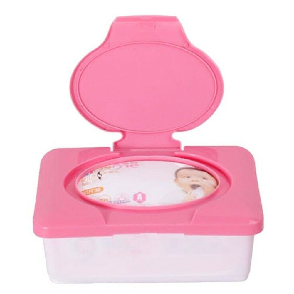 Home Napkin Storage Box Wipes Holder Box Plastic Wet Tissue Case Organizer view 2