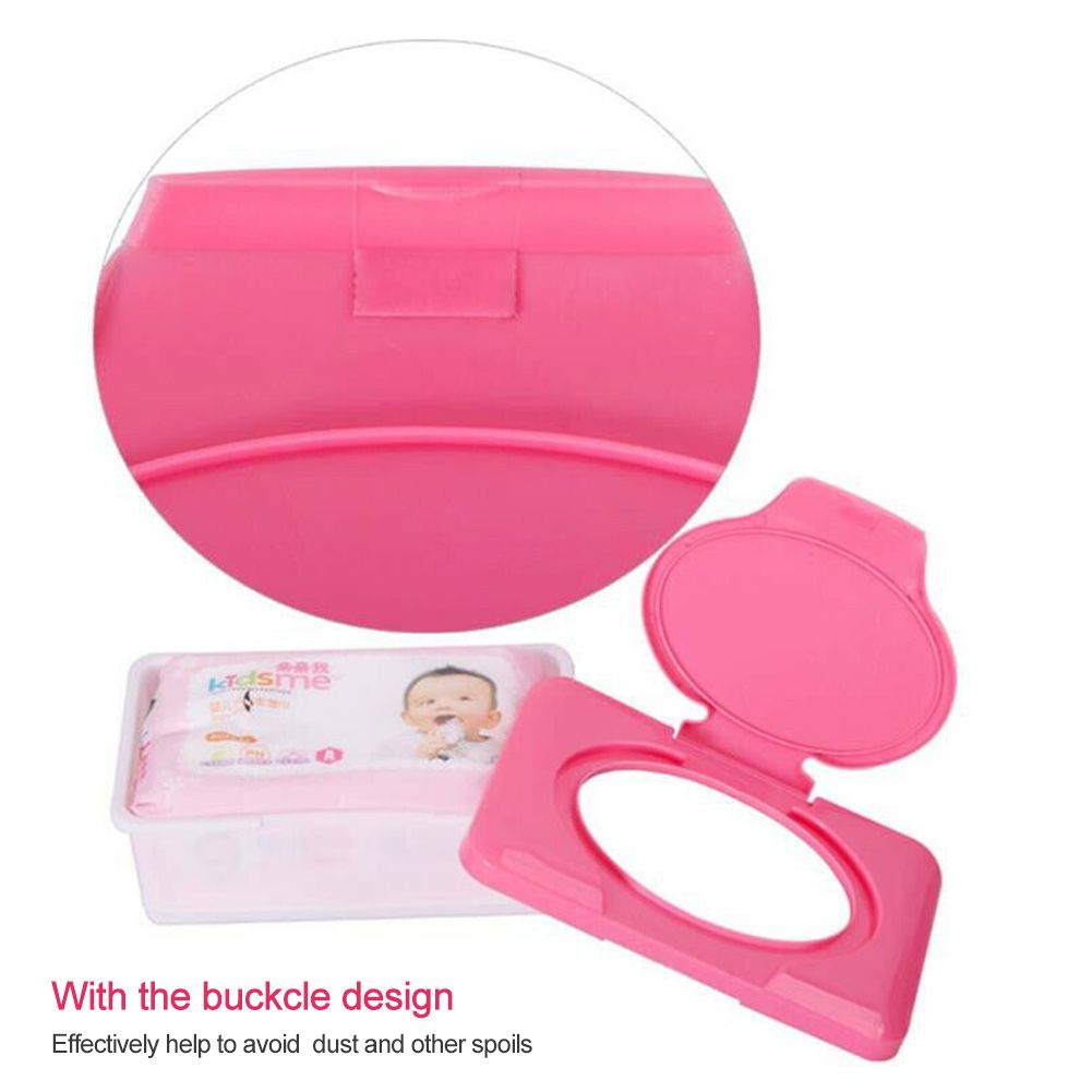 Home Napkin Storage Box Wipes Holder Box Plastic Wet Tissue Case Organizer view 7