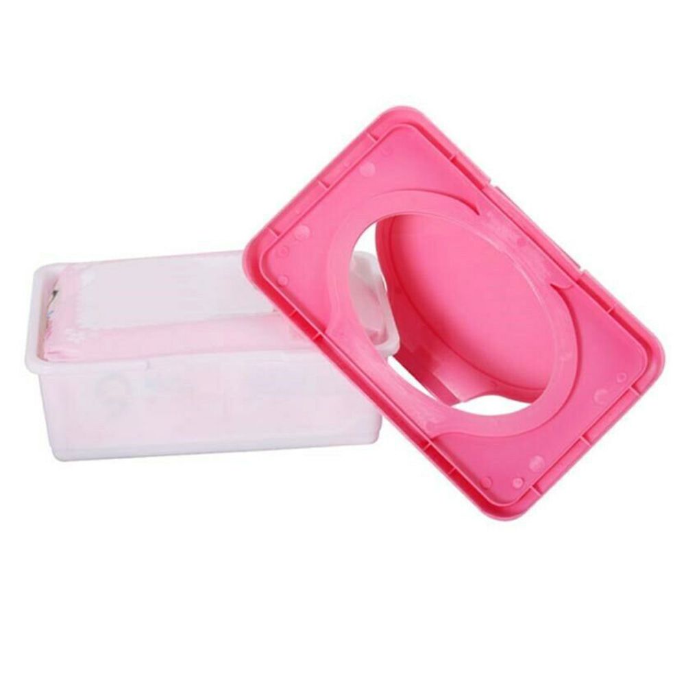 Home Napkin Storage Box Wipes Holder Box Plastic Wet Tissue Case Organizer view 9