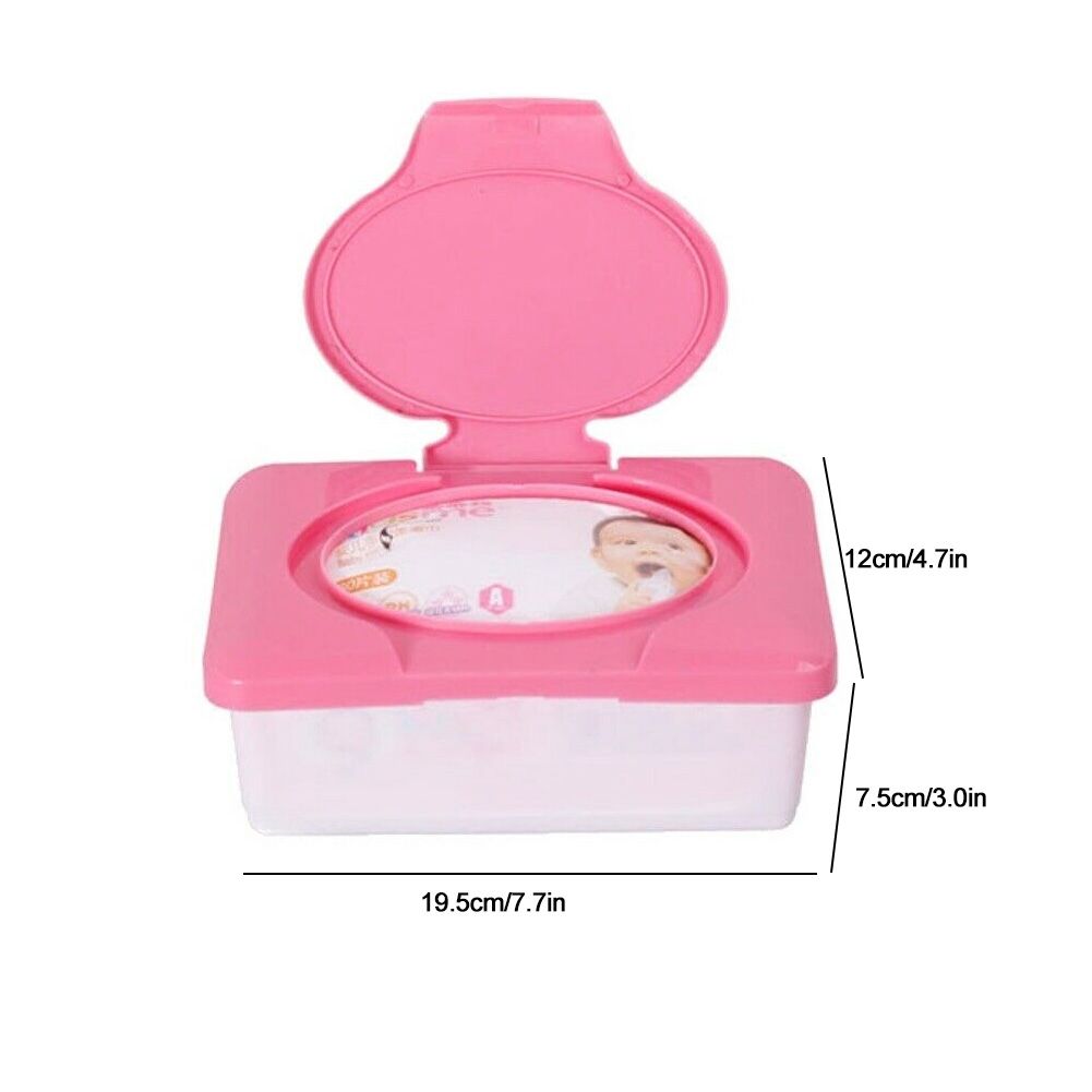 Home Napkin Storage Box Wipes Holder Box Plastic Wet Tissue Case Organizer view 11