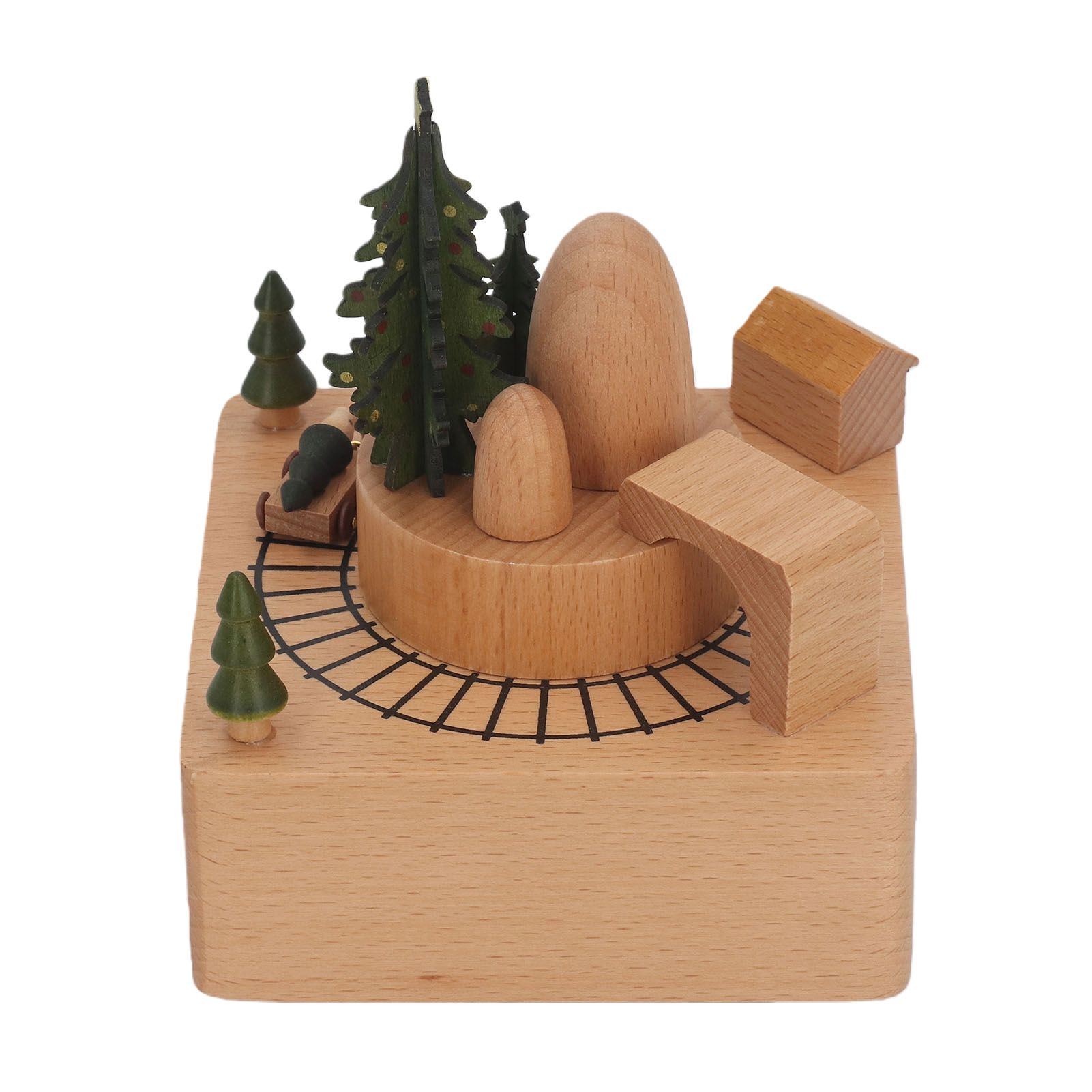 Wood Music Boxes Antique Engraved Wooden Musical Box Gifts for Birthday