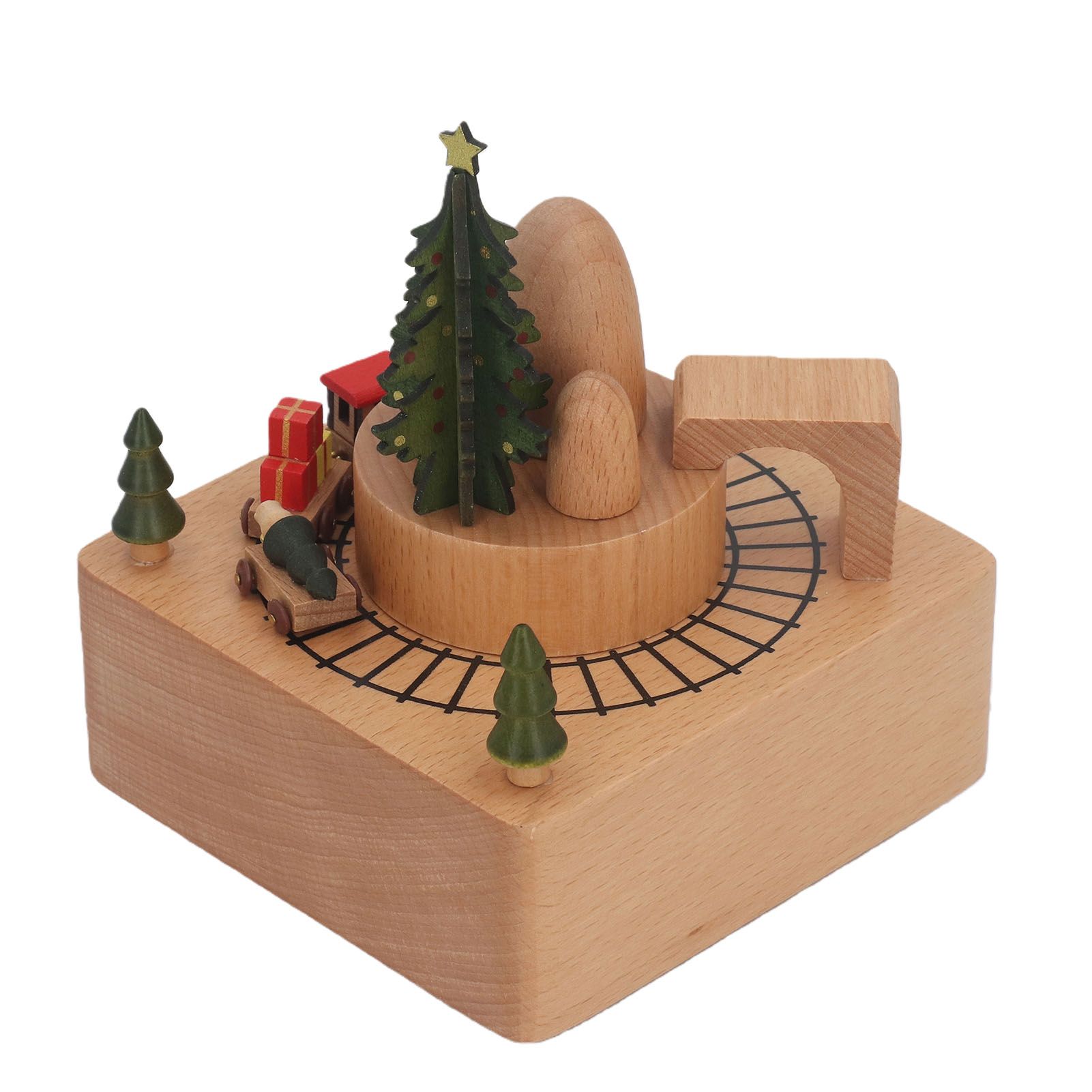 Wood Music Boxes Antique Engraved Wooden Musical Box Gifts for Birthday view 9