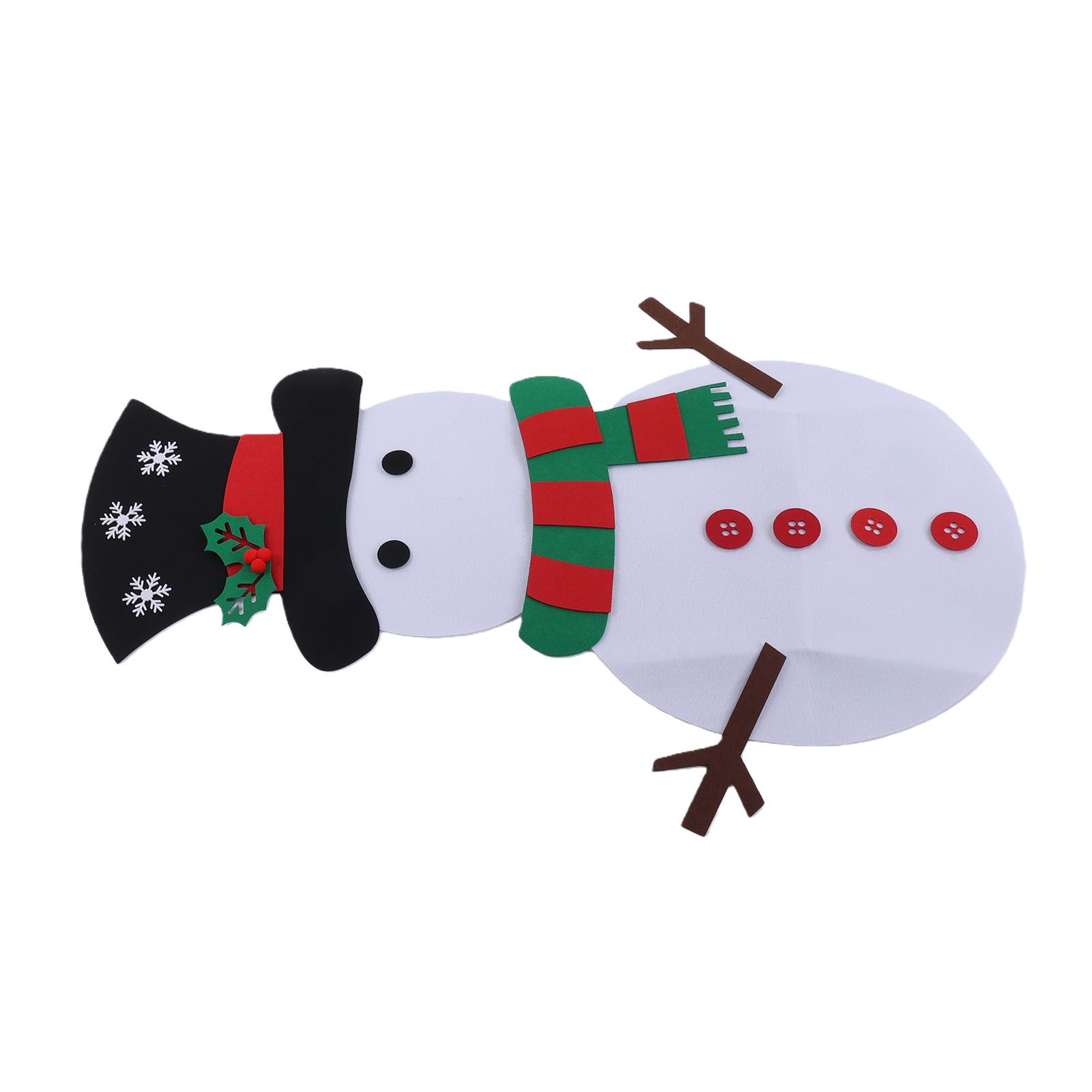 Felt Snowman Games Set 31PCS Detachable Ornaments Xmas Door Wall Hanging view 7