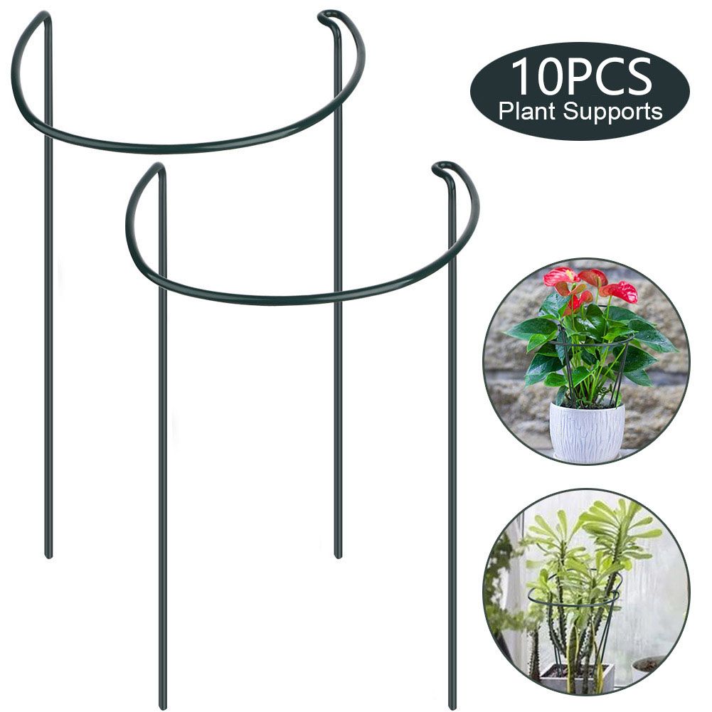 Plant Support Plant Stake Half Round Plant Support Ring Garden Flower Support view 2