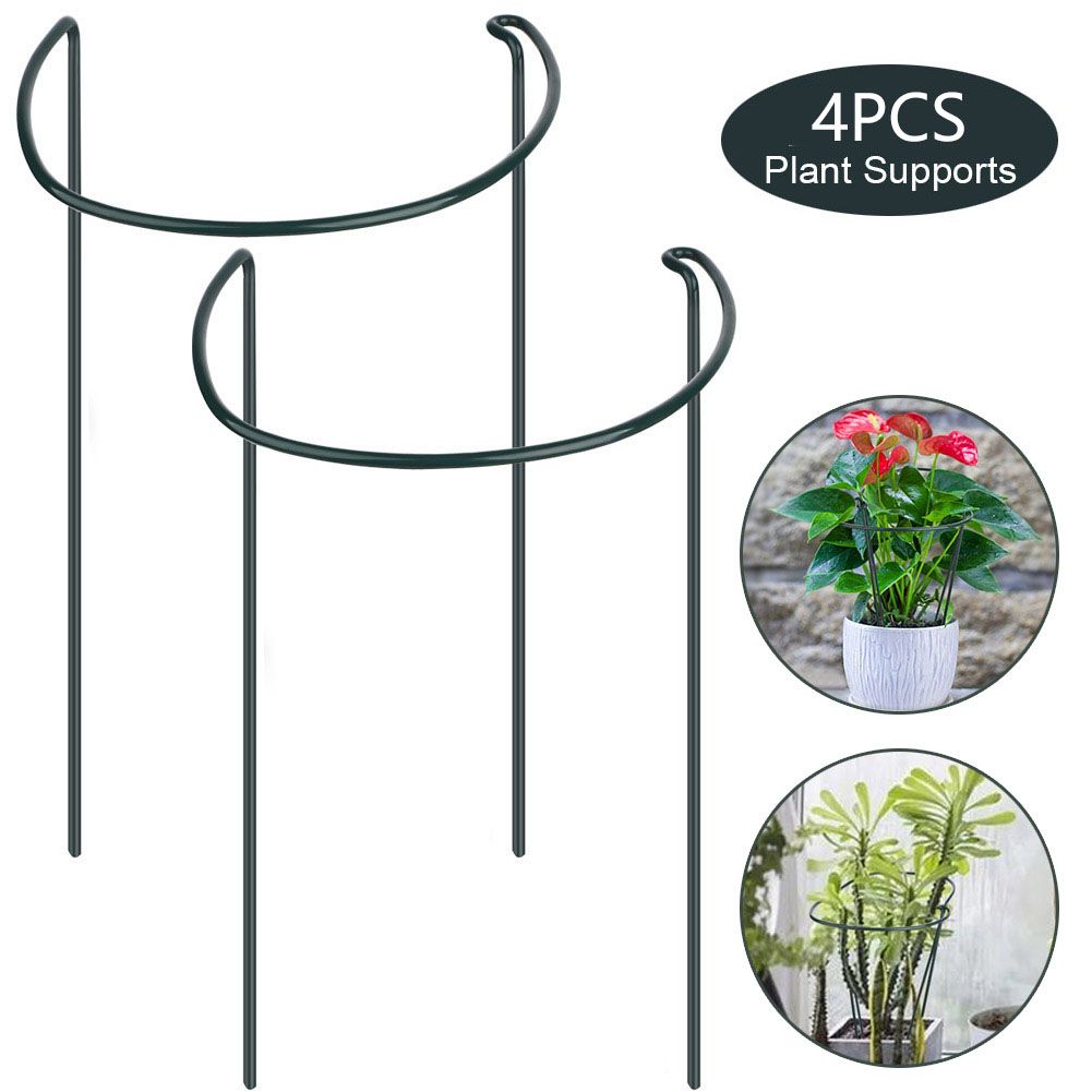 Plant Support Plant Stake Half Round Plant Support Ring Garden Flower Support view 2