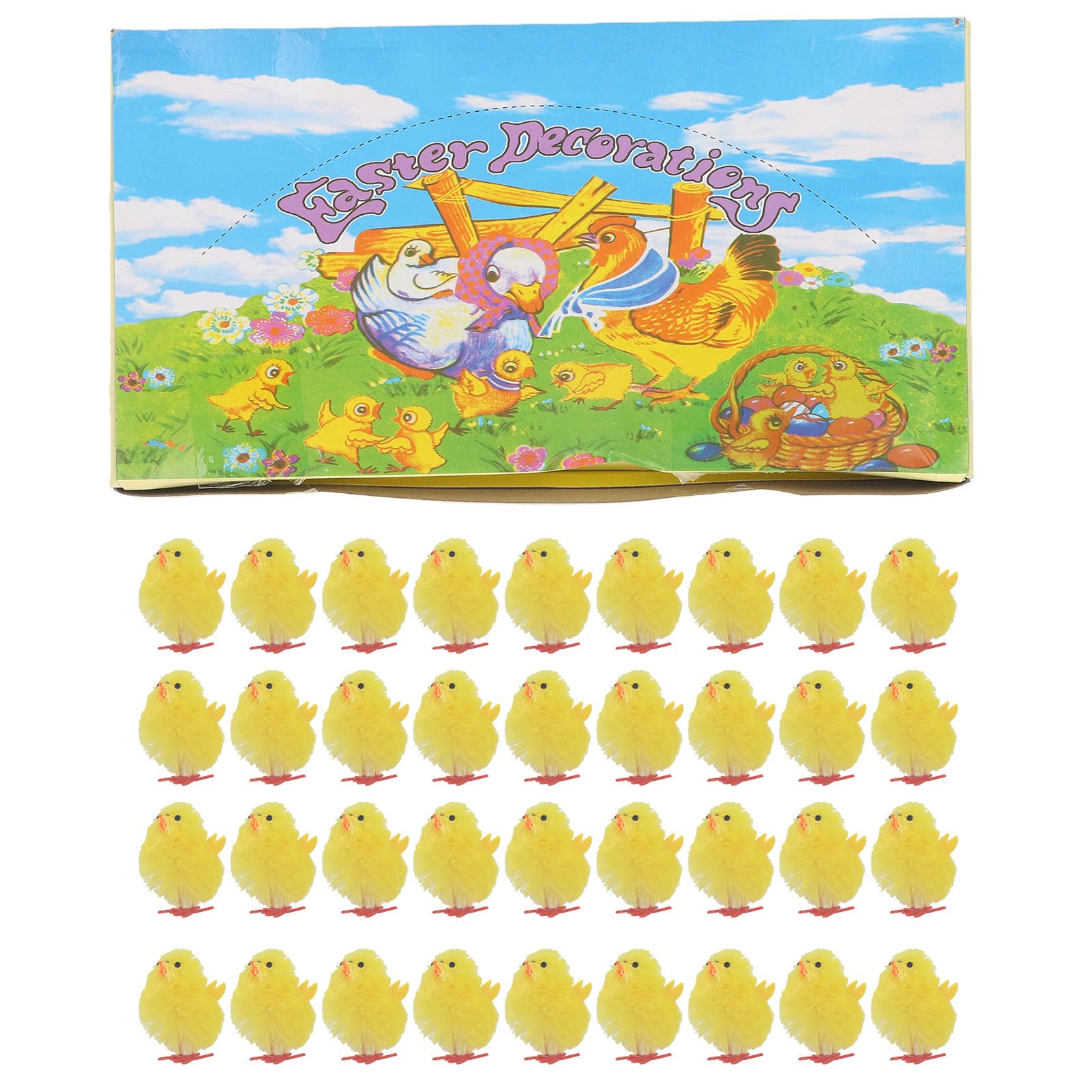 36 Pcs Mini Easter Chicks 4cm Yellow Cute Tiny Easter Chick Decoration for view 2