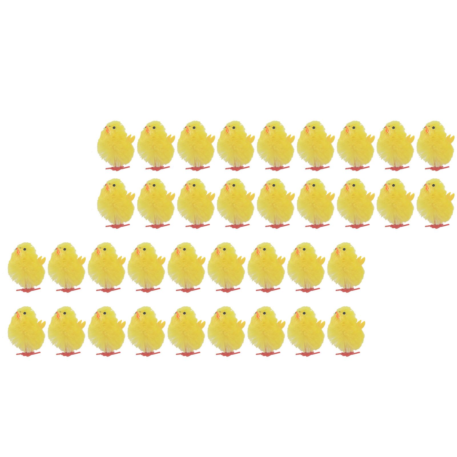 36 Pcs Mini Easter Chicks 4cm Yellow Cute Tiny Easter Chick Decoration for view 3