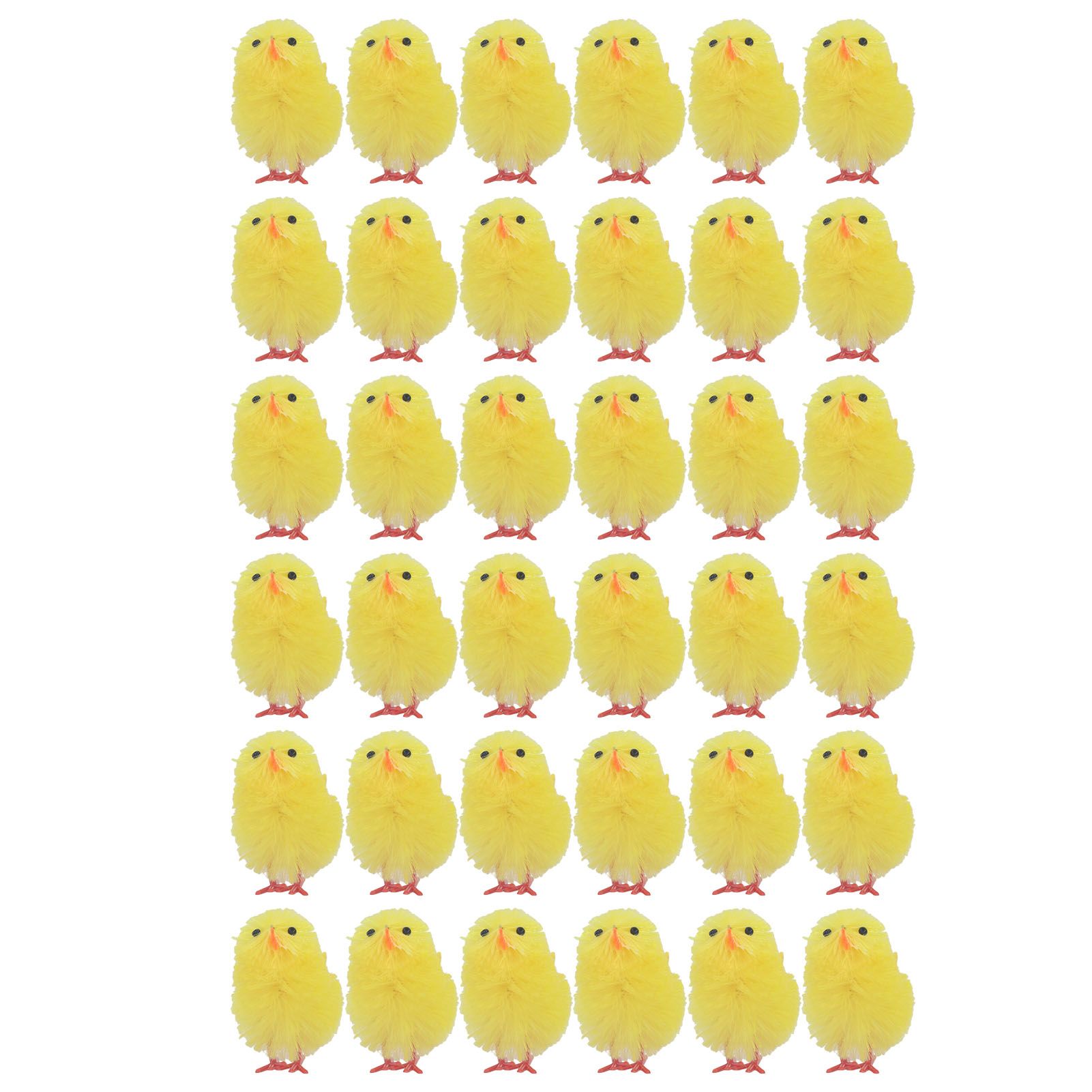 36 Pcs Mini Easter Chicks 4cm Yellow Cute Tiny Easter Chick Decoration for view 4