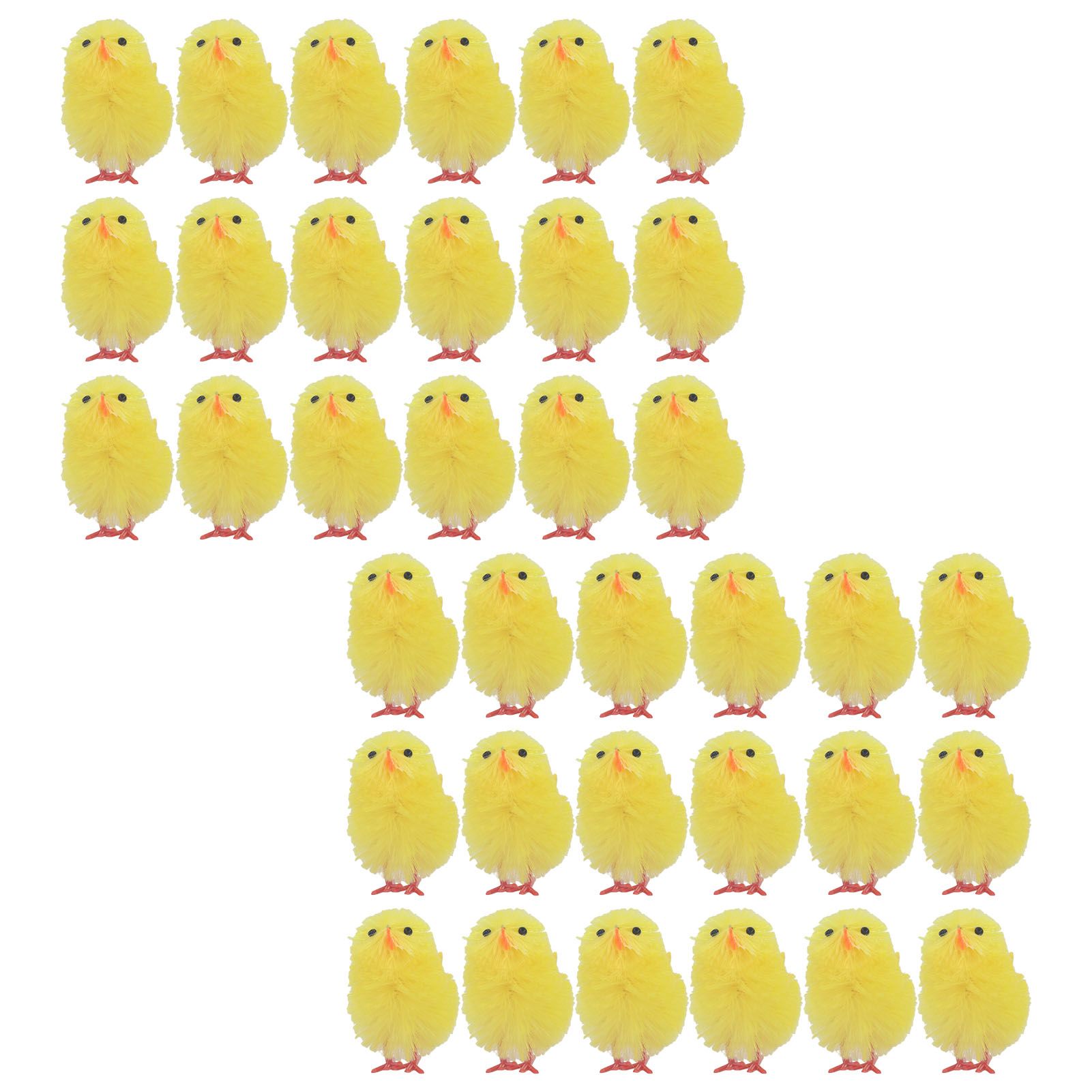 36 Pcs Mini Easter Chicks 4cm Yellow Cute Tiny Easter Chick Decoration for view 6