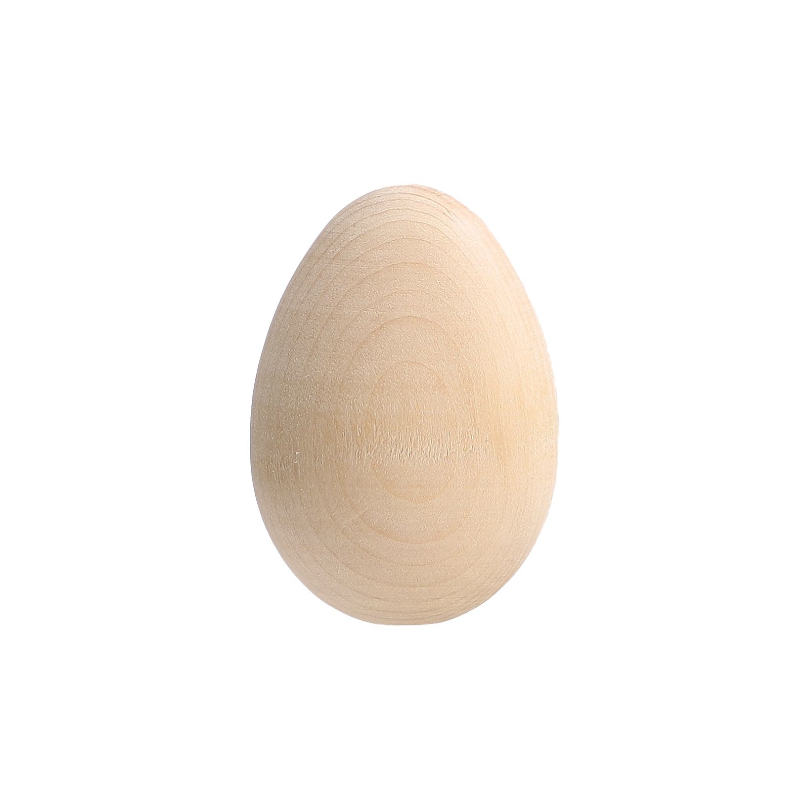 10 Pcs Wooden Fake Chicken Egg Simulation Wood Unfinished Faux Eggs view 3