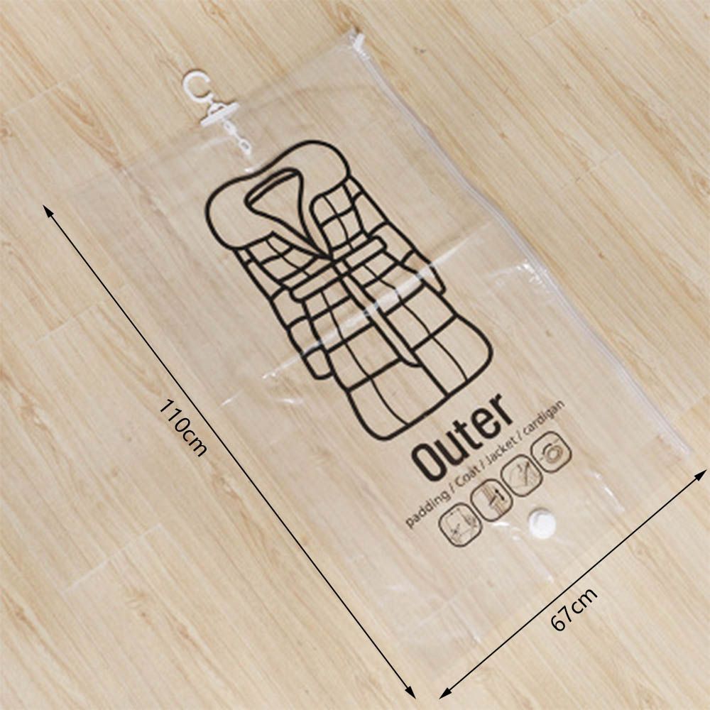 Side Pull Hanging Vacuum Compression Bag Clothes Hook Hanging Clothes Storage view 8
