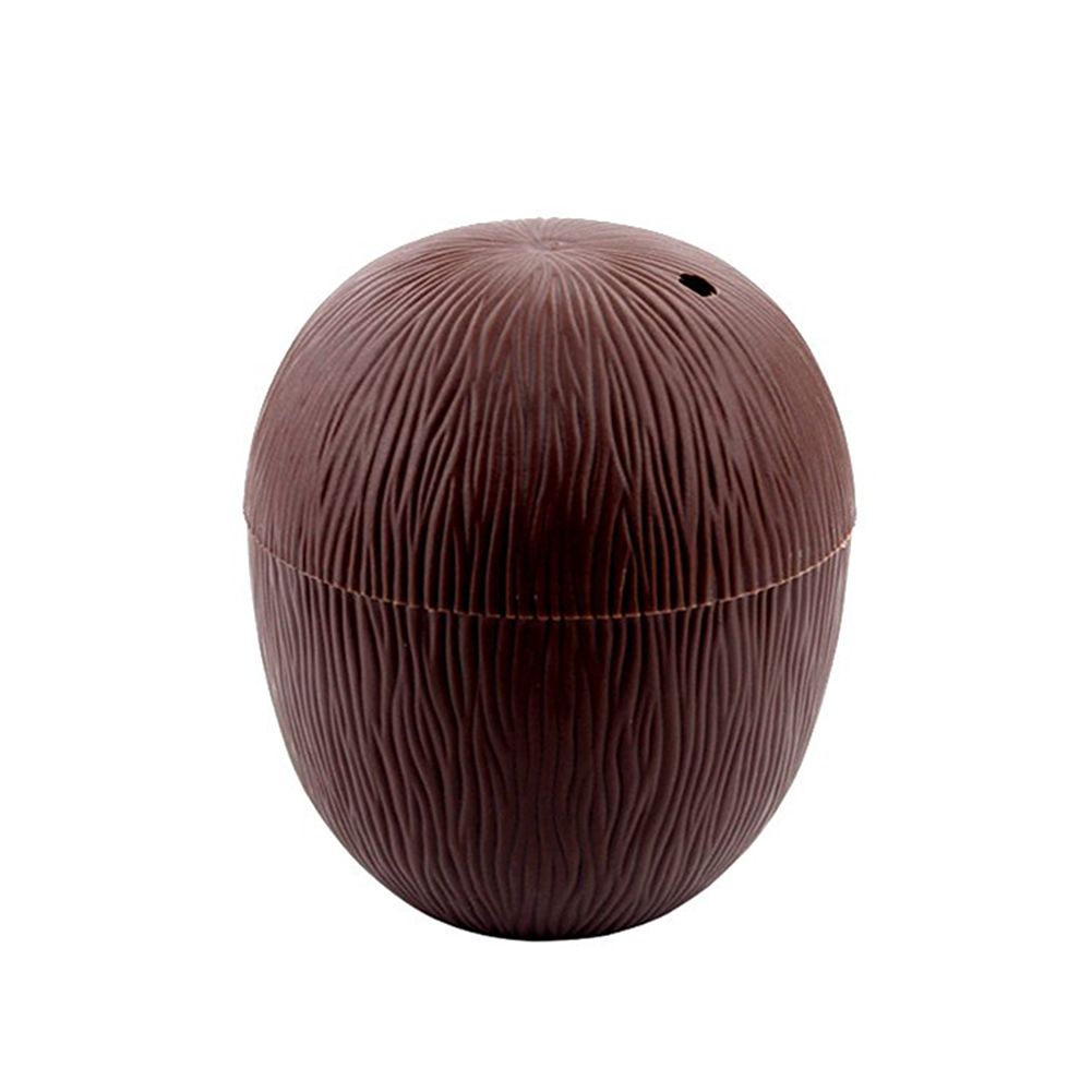 6Pcs Coconut Cup for Cocktails Hawaiian Party Plastic Drink Bottle 56g view 2