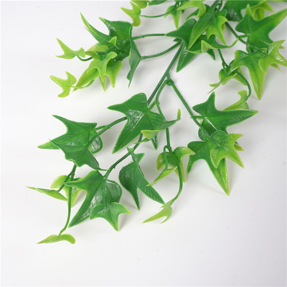 3PCS Fake Hanging Plant 30.7 Inch Wall Hanging Artificial Leaves Vine Swag for view 5