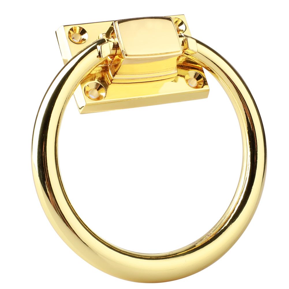 Ring Door Knocker Water Proof Solid Metal Drop Rings Handle for Cabinet Chairs view 3