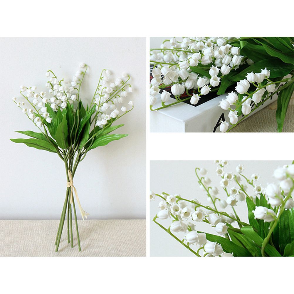 12pc Artificial Lily of The Valley High Simulation Fake Flower for Home view 5