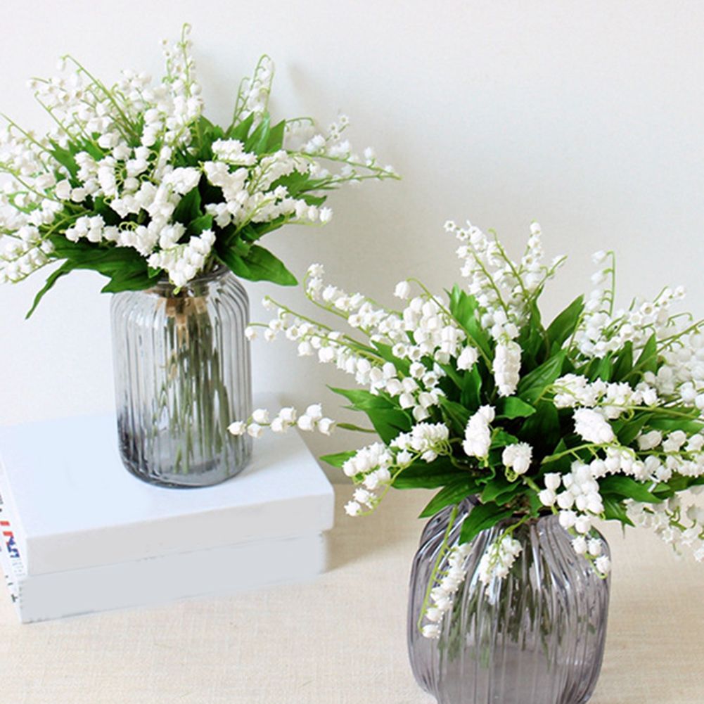 10pc Artificial Lily of The Valley High Simulation Fake Flower for Home view 4