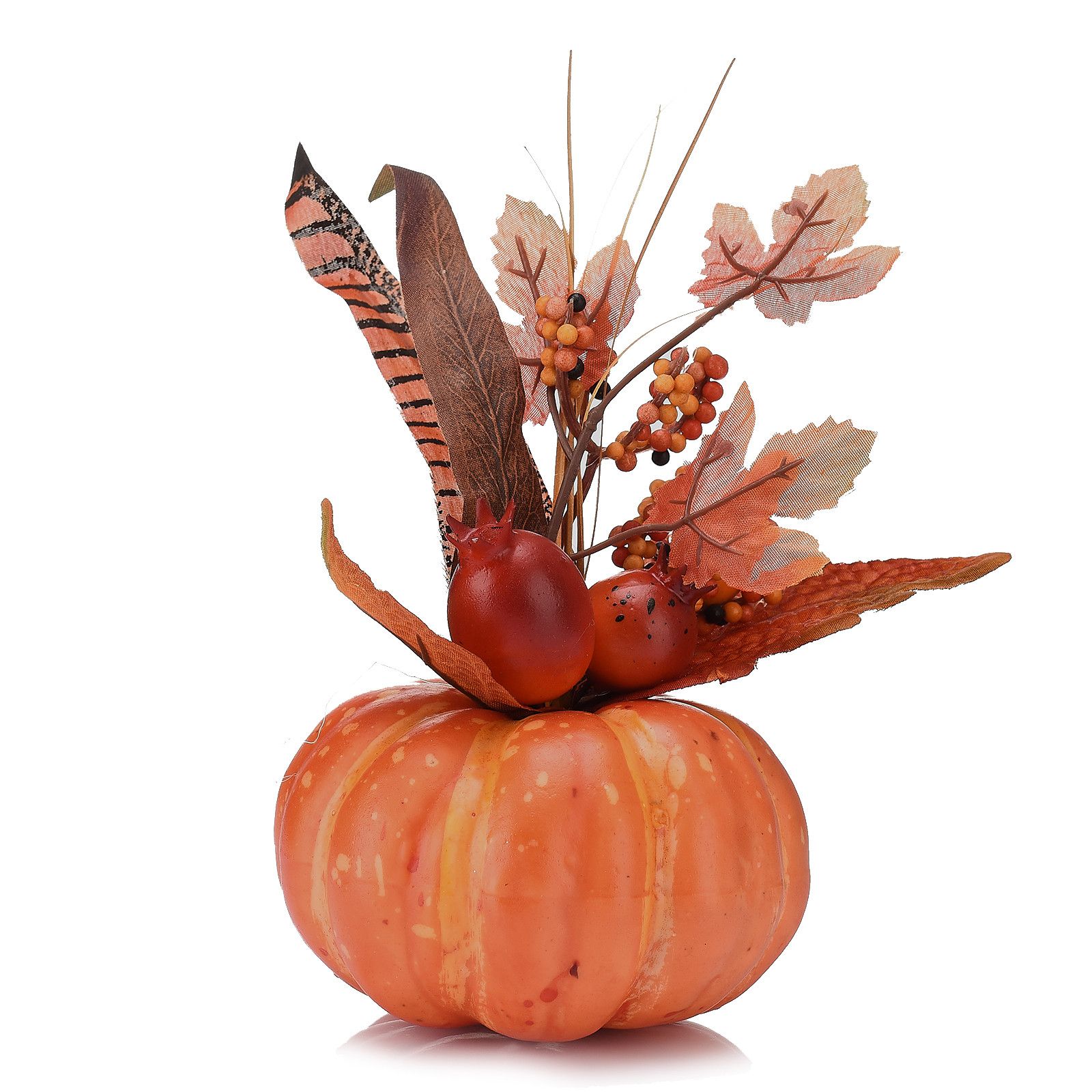 Artificial Maple Leaf Pumpkin Pomegranate Realistic Photography Prop 3D Maple view 2