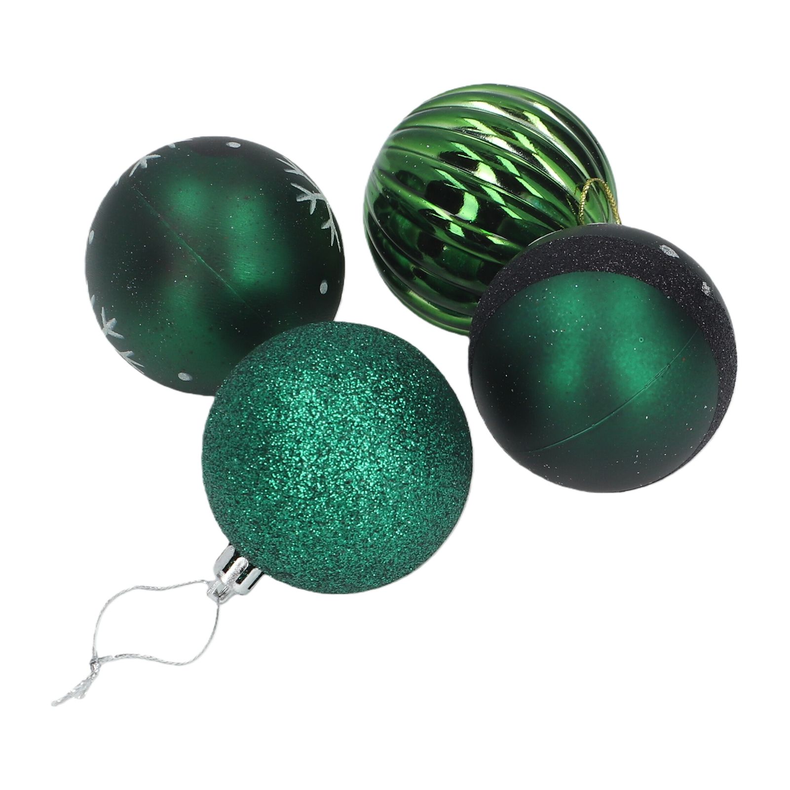 Xmas Ball Set 16 Pcs PVC Exquisite Festive Xmas Tree Hanging Balls for Home view 5