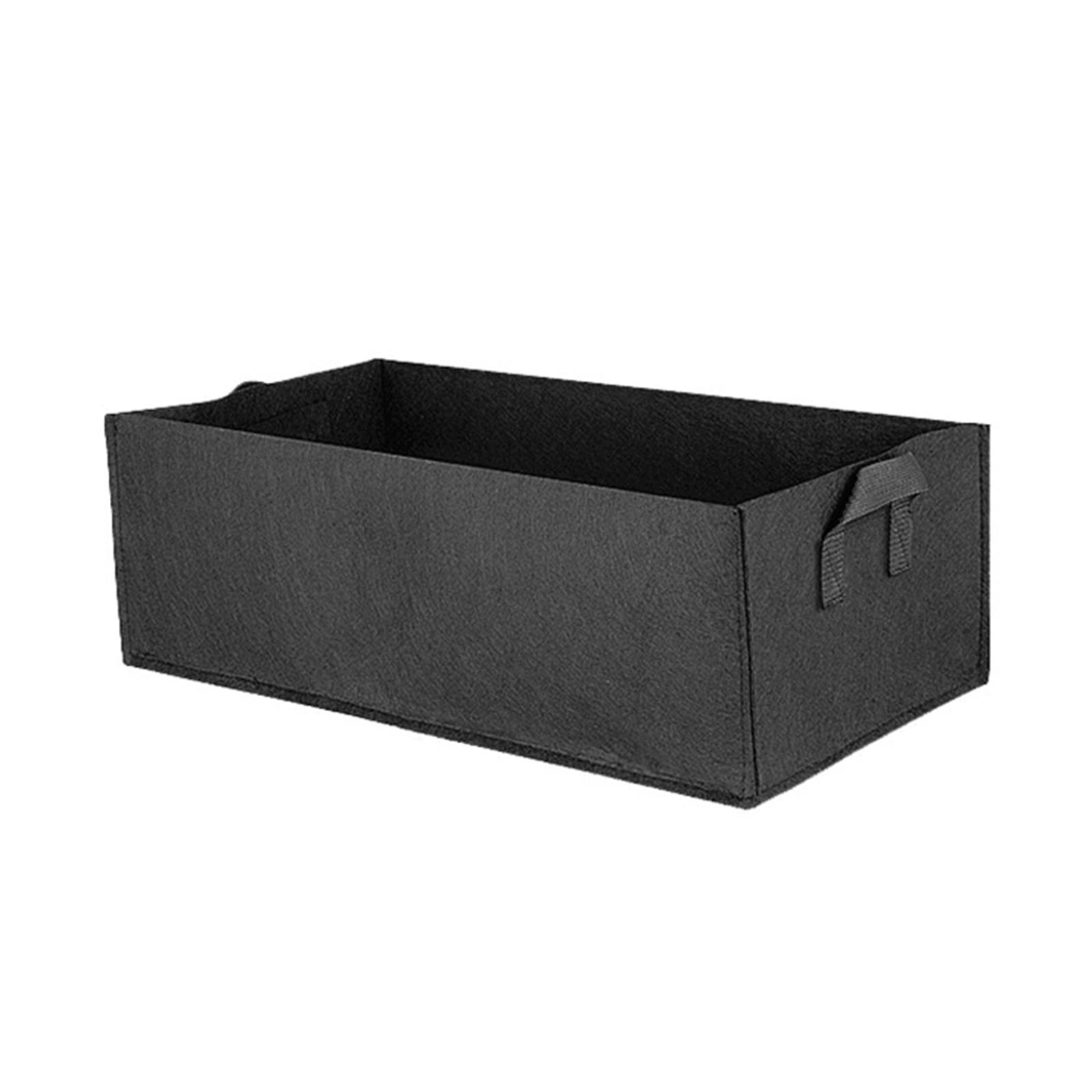 2pcs Fabric Raised Garden Bed with Handle Breathable 100 X 60 X 20cm Rectangle