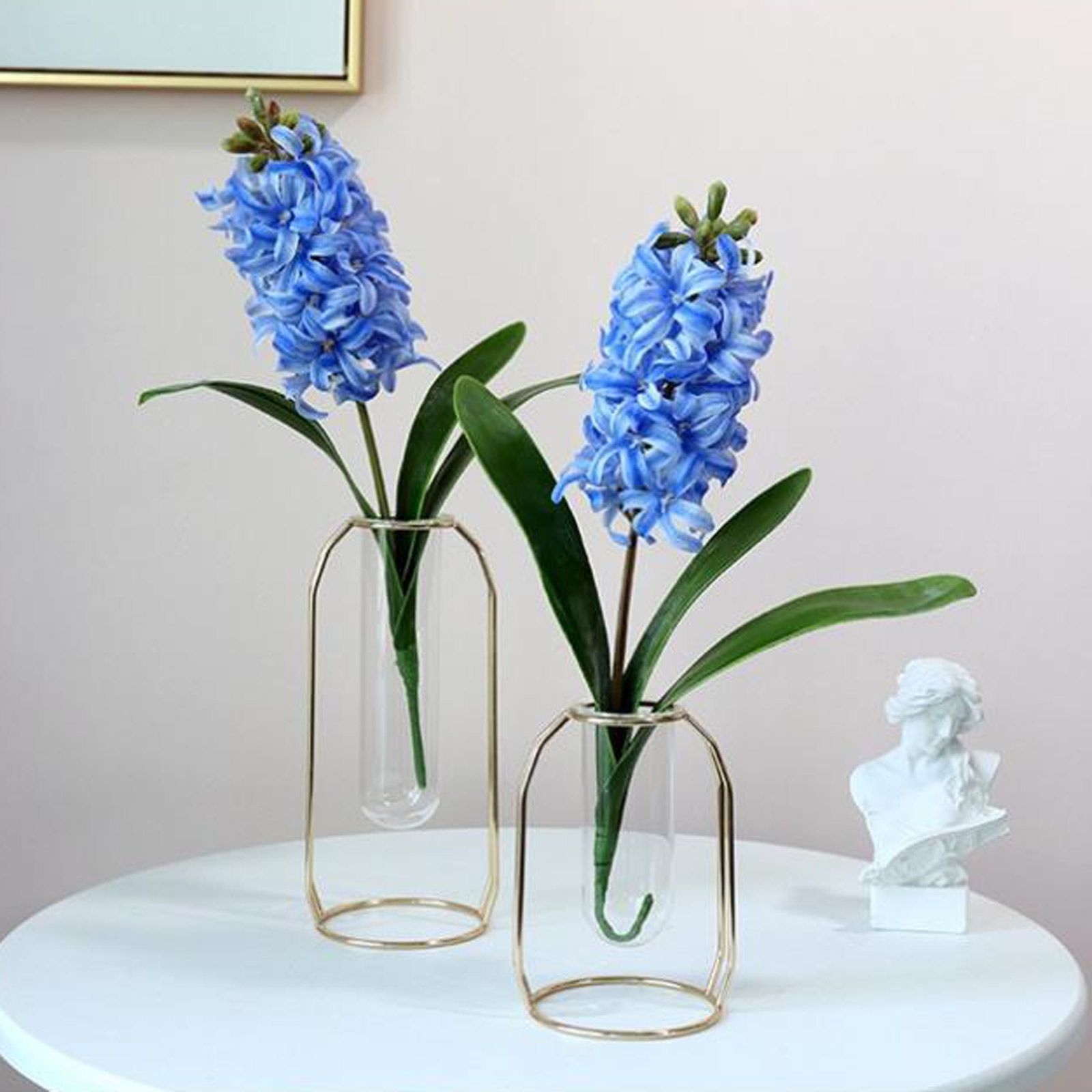 3PCS Purple Artificial Hyacinth Orientalis PE Multifunctional Artificial view 5