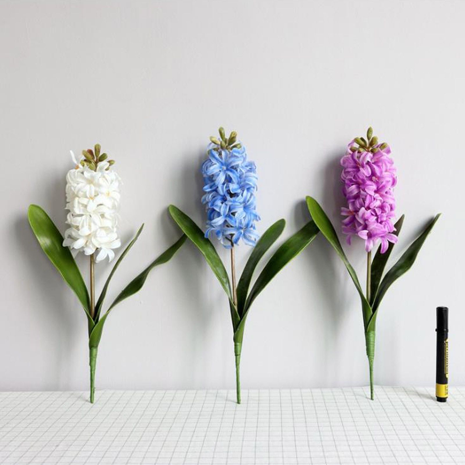 2PCS Purple Artificial Hyacinth Orientalis PE Multifunctional Artificial view 4