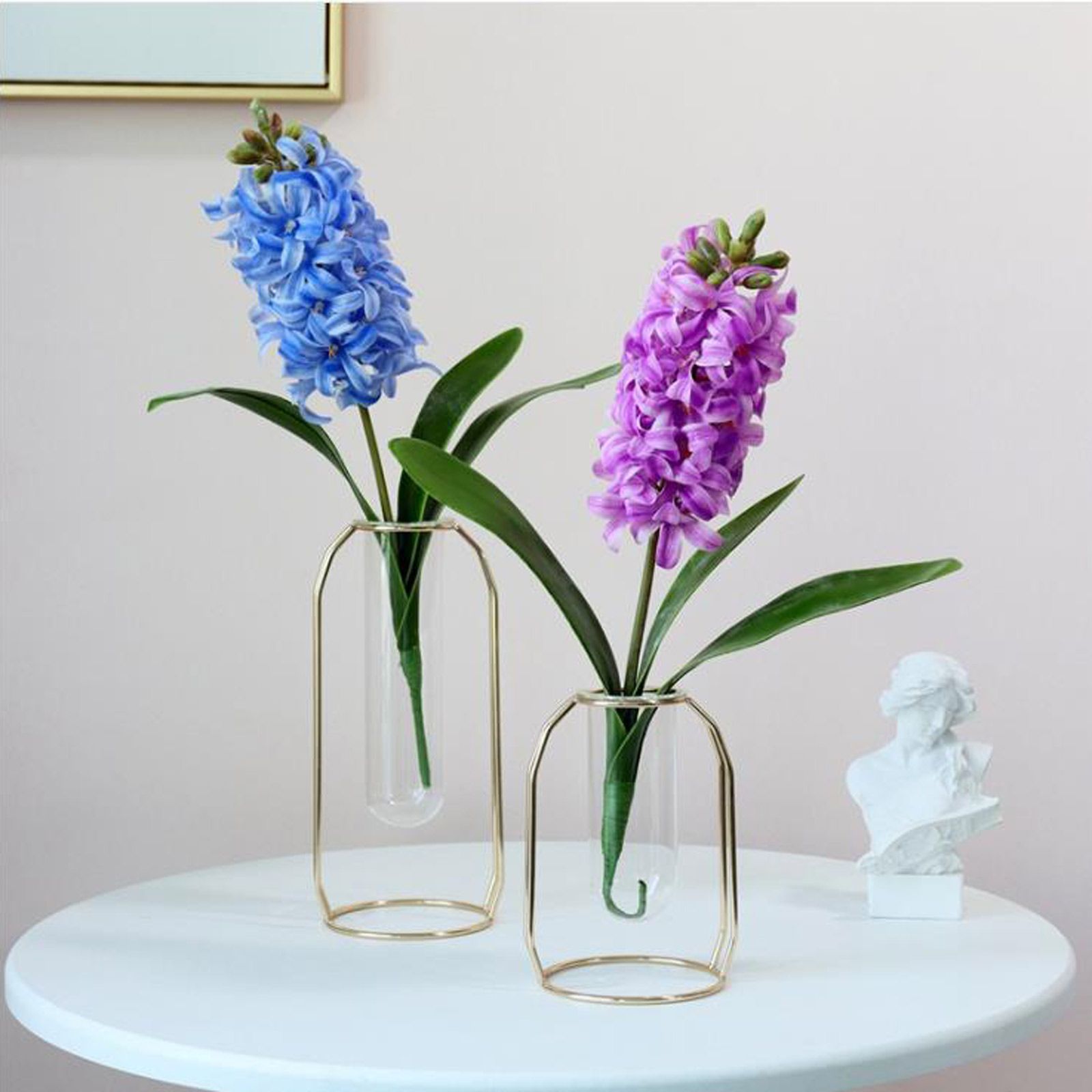 2PCS White Artificial Hyacinth Orientalis PE Multifunctional Artificial view 7