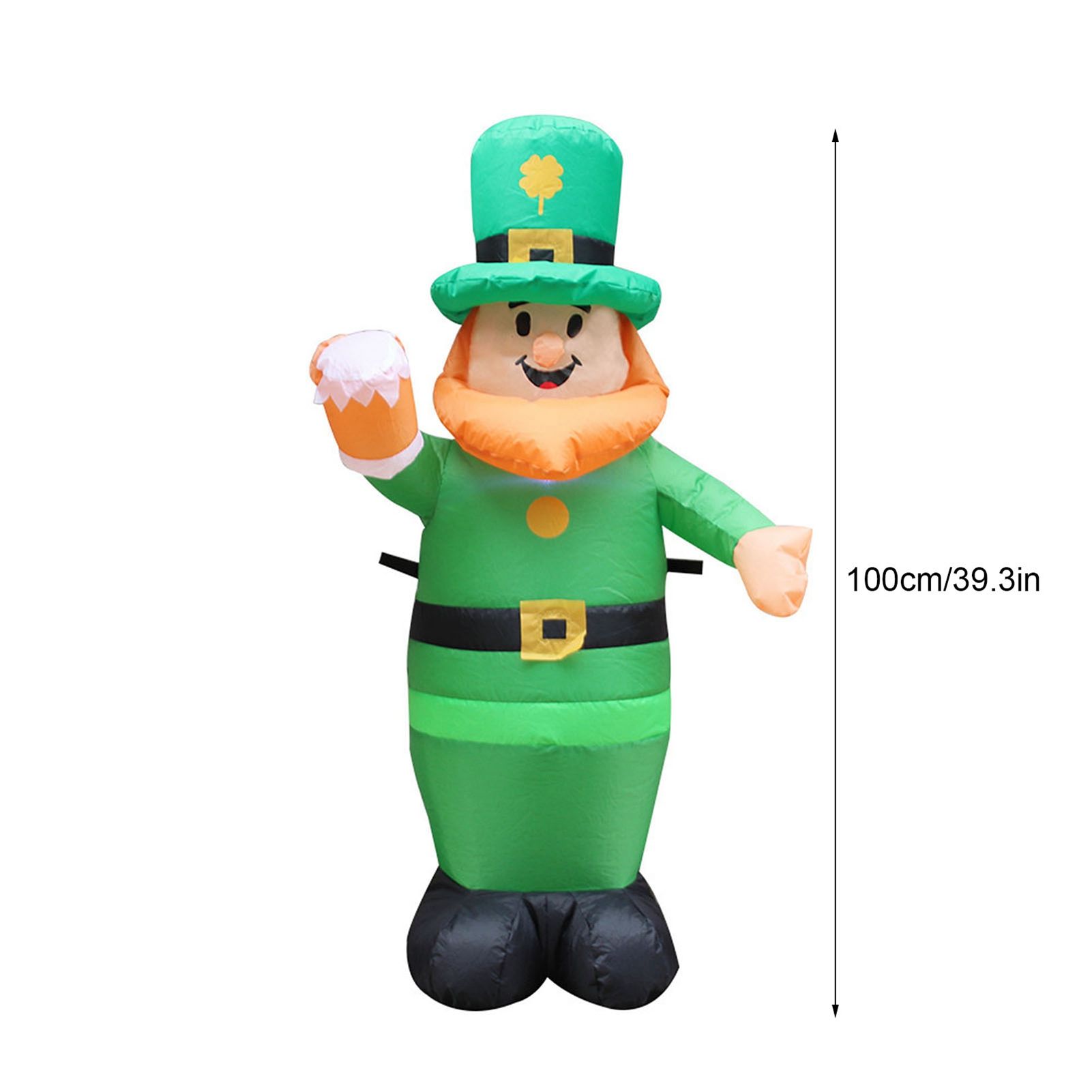 Inflatable St. Patrick Doll for Yard Garden Decorations Indoor and Outdoor view 4