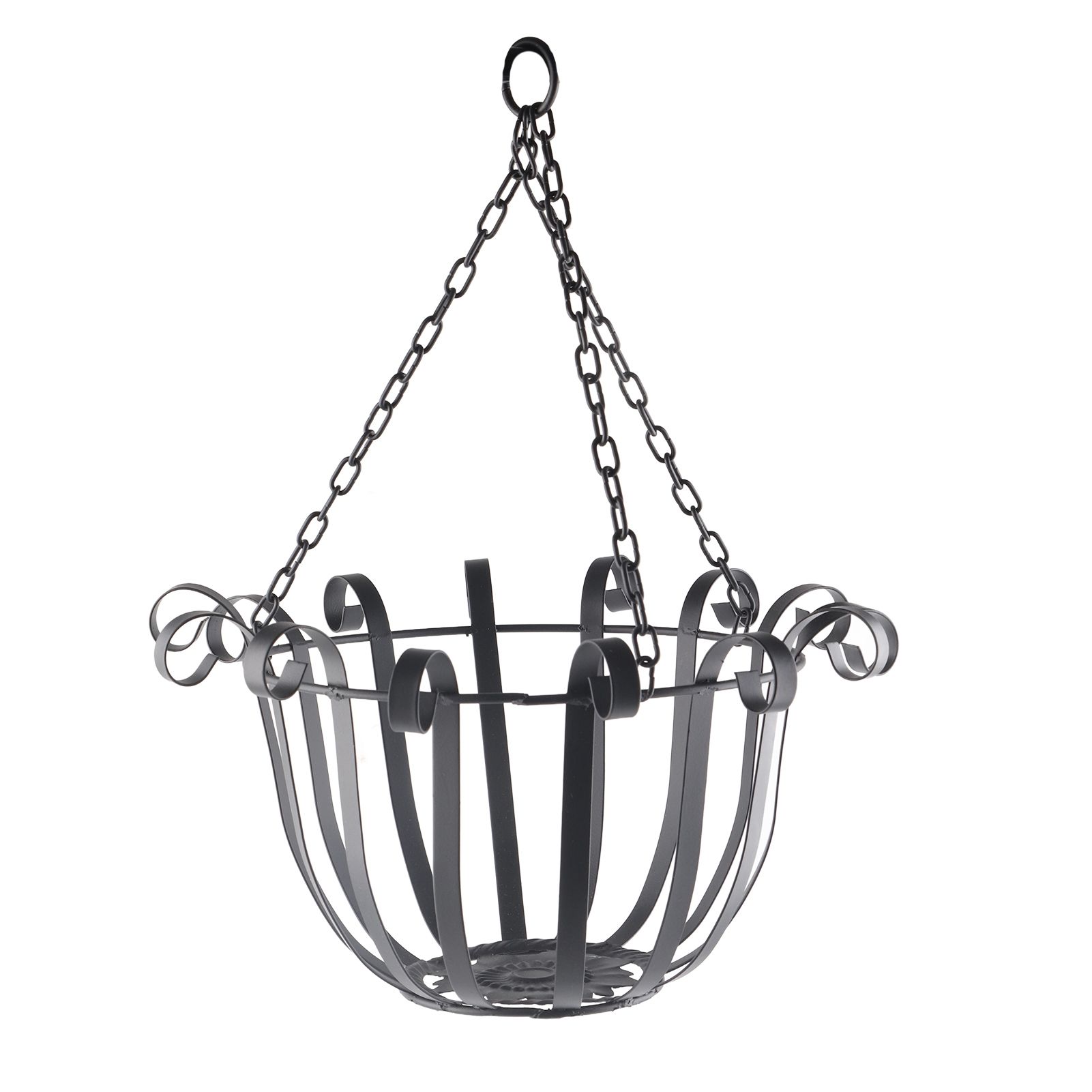 Wall Hanging Iron Hanging Basket Flower Basket Wall Decoration Hanging Flower