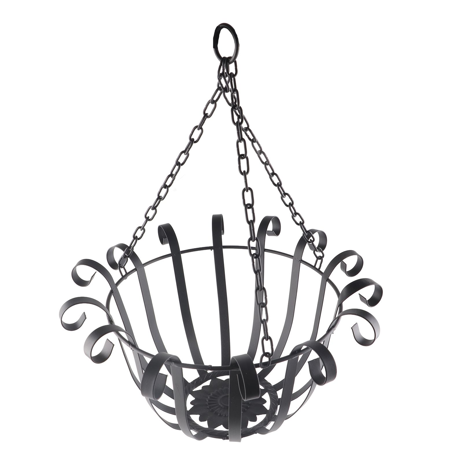 Wall Hanging Iron Hanging Basket Flower Basket Wall Decoration Hanging Flower view 2
