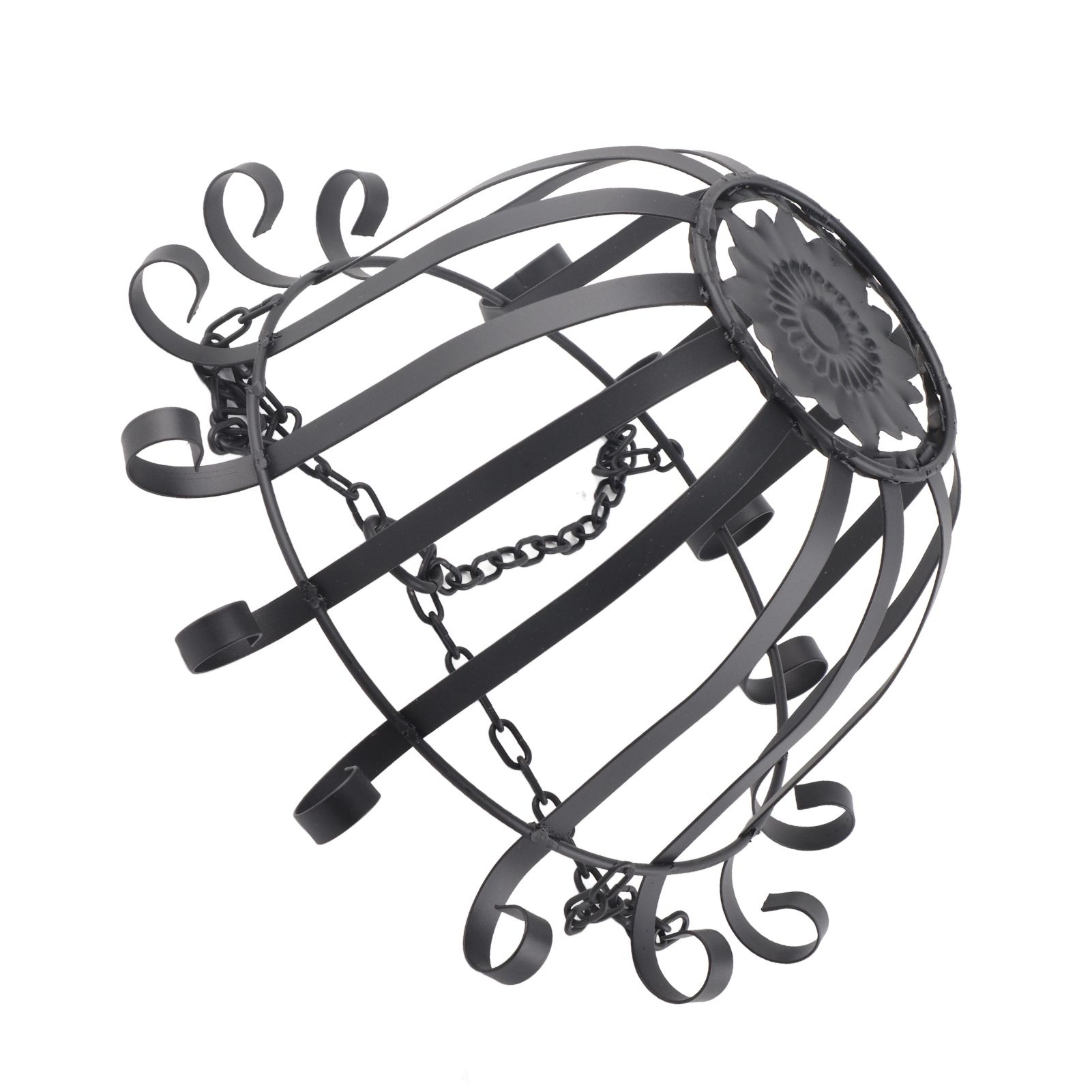 Wall Hanging Iron Hanging Basket Flower Basket Wall Decoration Hanging Flower view 6