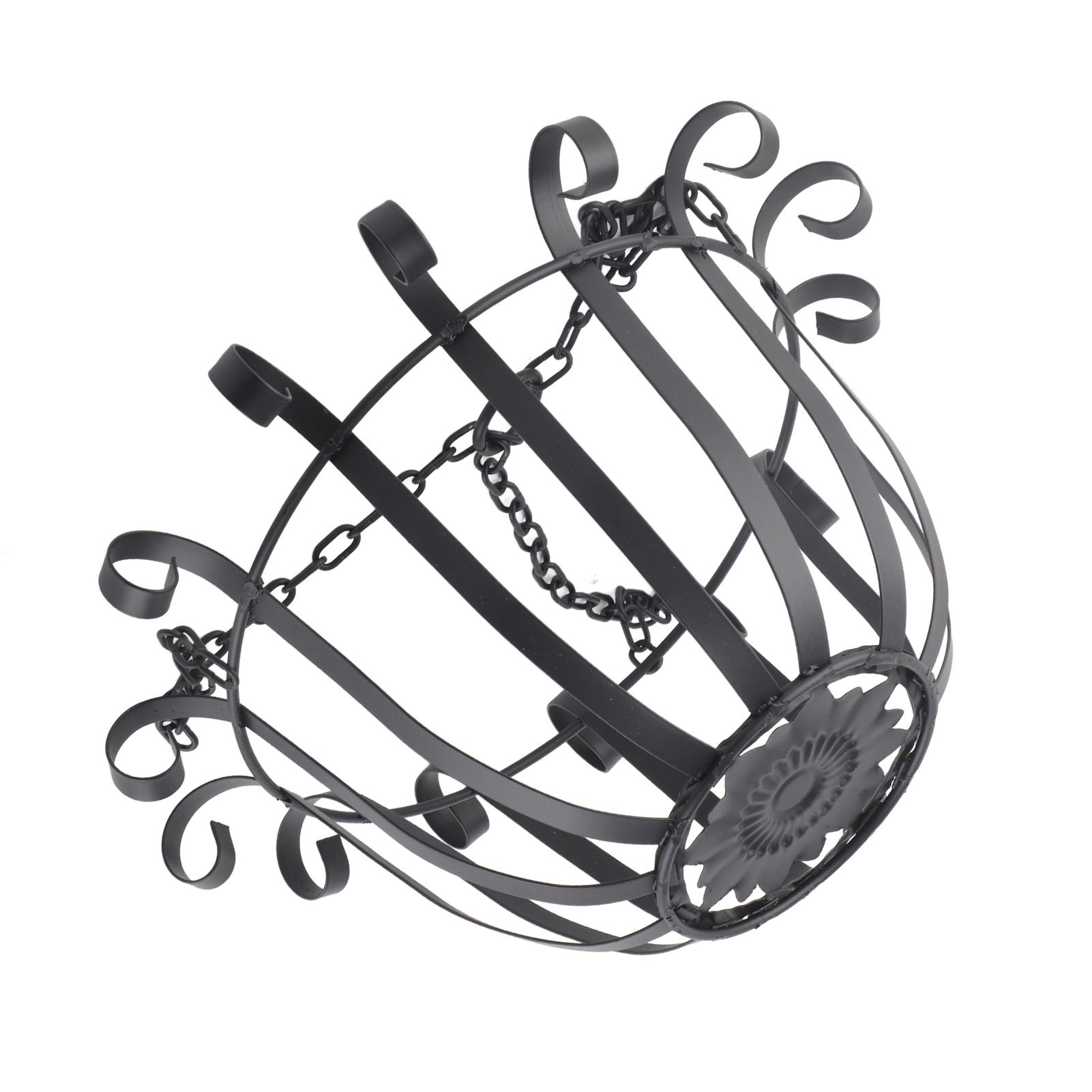 Wall Hanging Iron Hanging Basket Flower Basket Wall Decoration Hanging Flower view 7