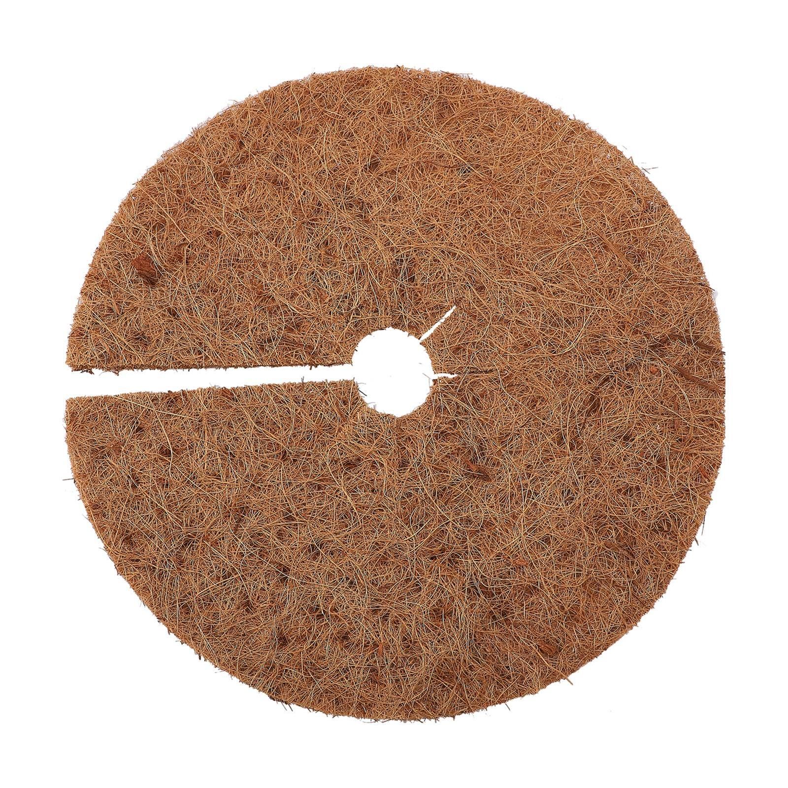 Coconut Fiber Mulch Ring 11.81 Inch Tree Protector Mat Plant Cover Ring for view 4