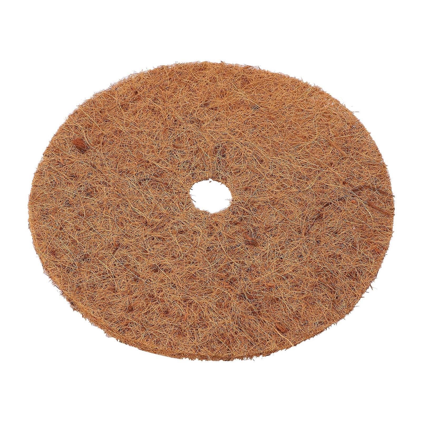 Coconut Fiber Mulch Ring 9.84 Inch Tree Protector Mat Plant Cover Ring for — image 1