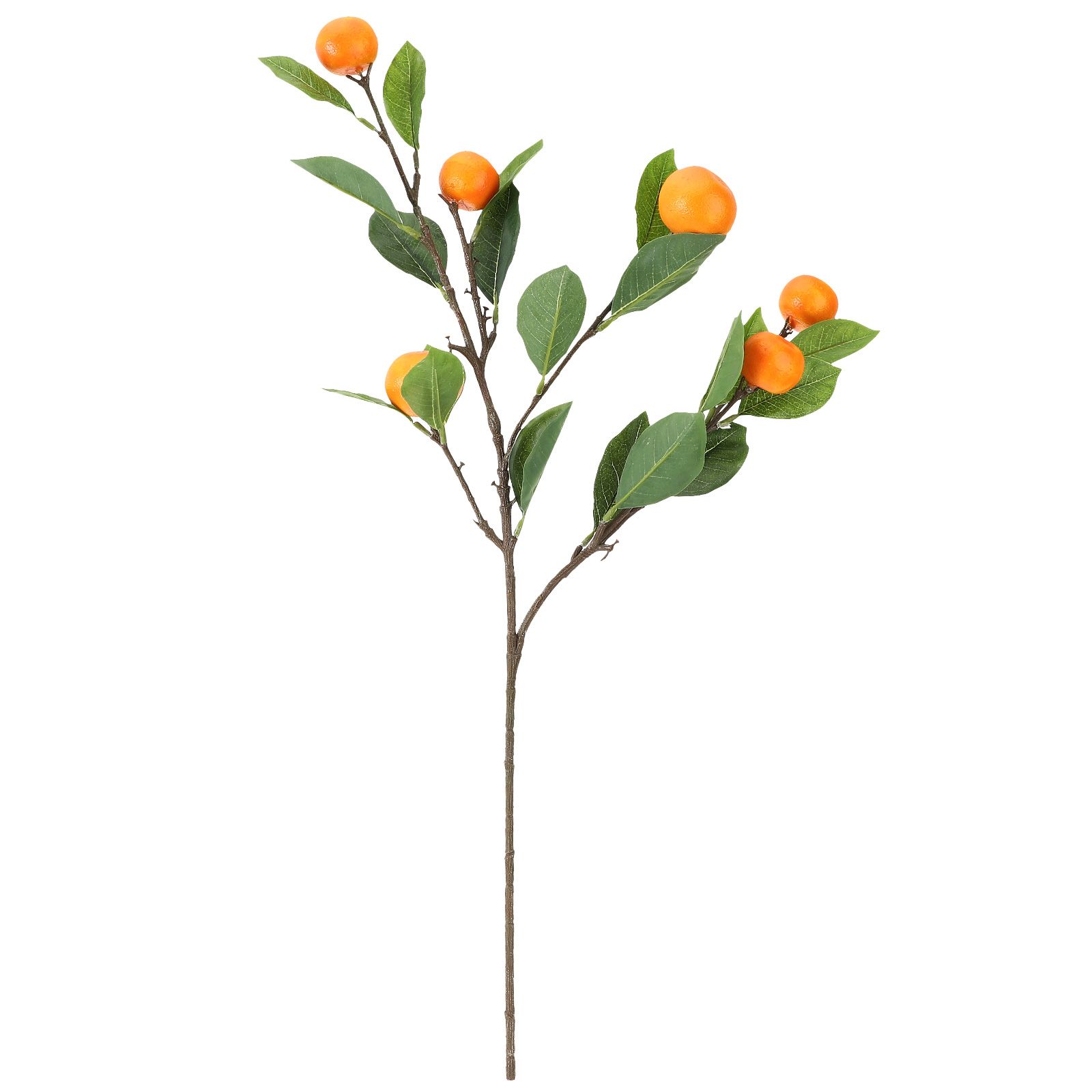 Simulation Orange Branch Multifunctional Plastic Artificial Tangerine Branch view 2