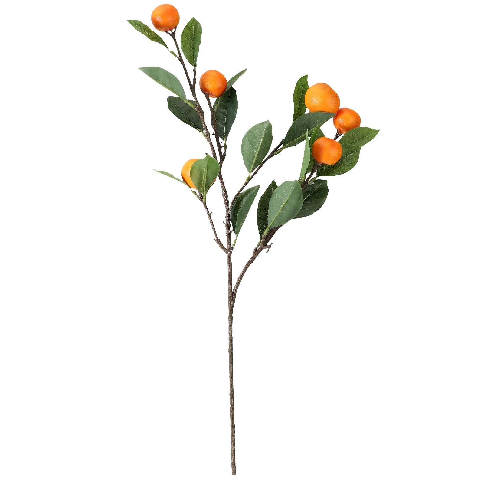 Simulation Orange Branch Multifunctional Plastic Artificial Tangerine Branch view 3