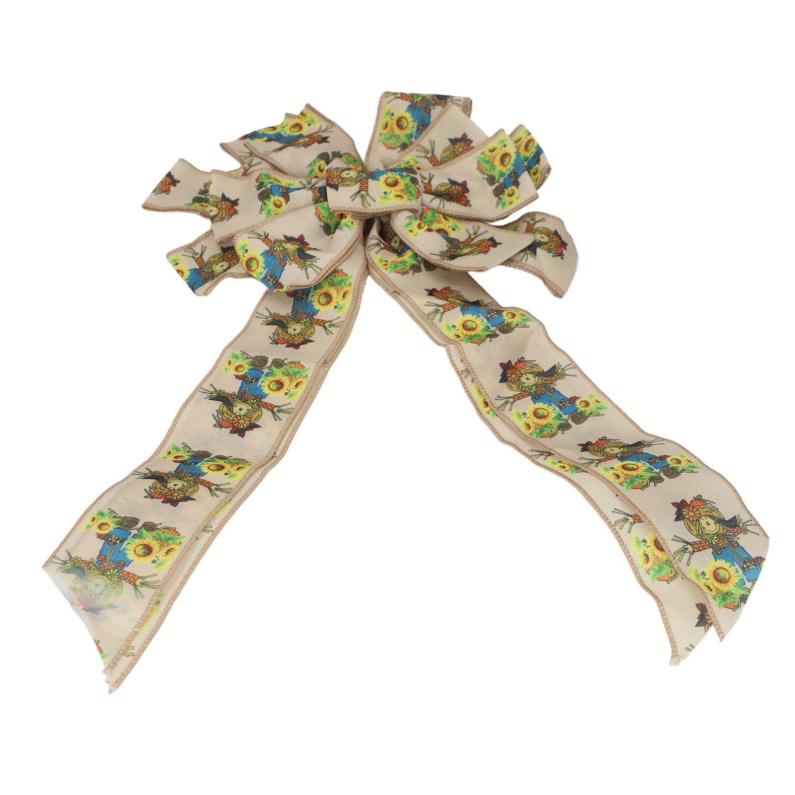 Fall Wreath Bow Fall Thanksgiving Bows Decor for Farm Home Present Wrapping view 4
