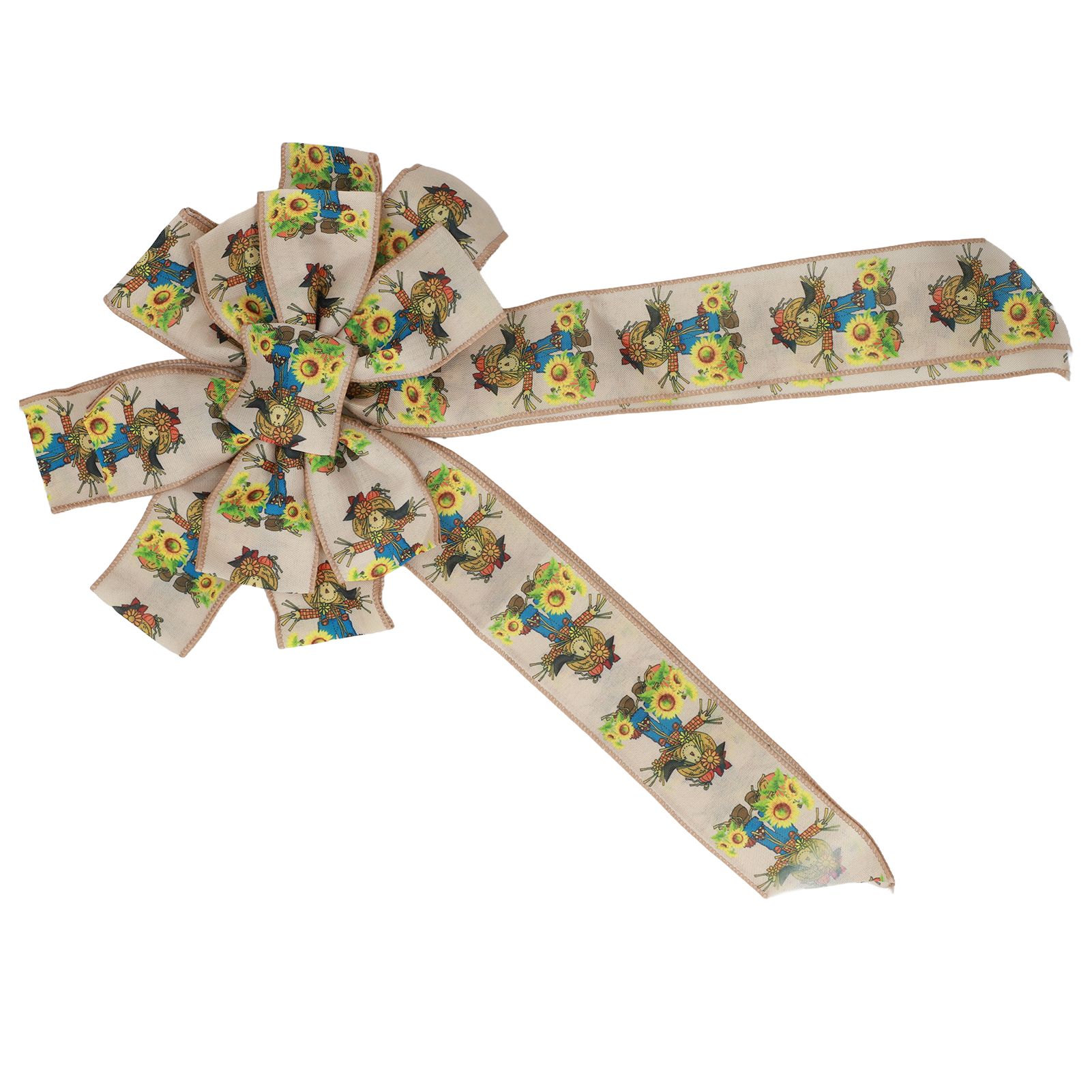 Fall Wreath Bow Fall Thanksgiving Bows Decor for Farm Home Present Wrapping view 6