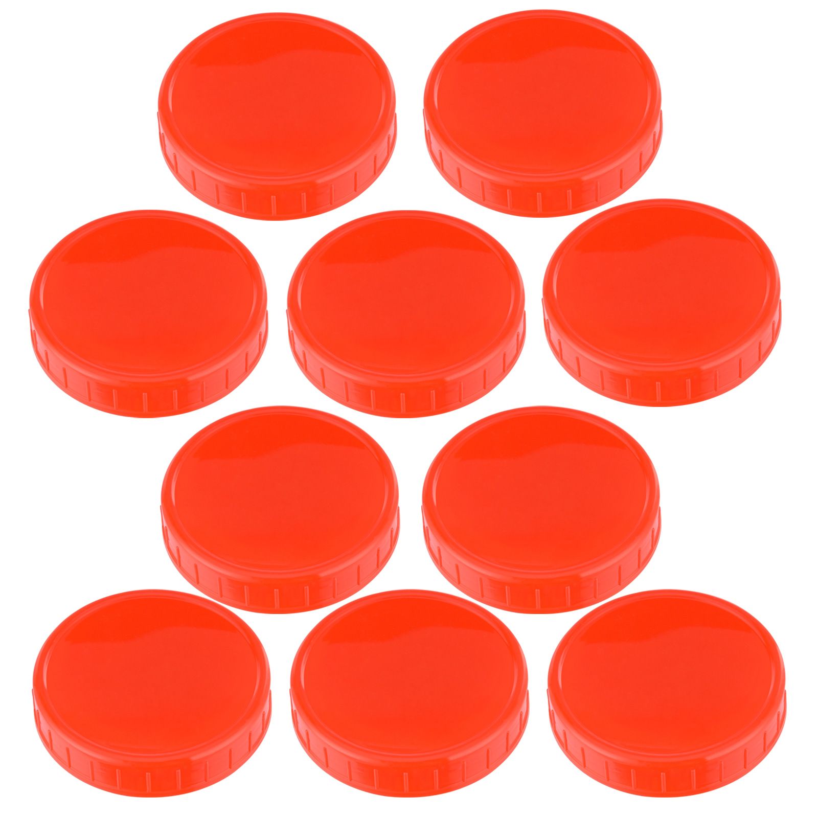 100PCS Jar Lids 70mm Wide Mouth PP Plastic Can Covers for Canning Dry Liquid view 2