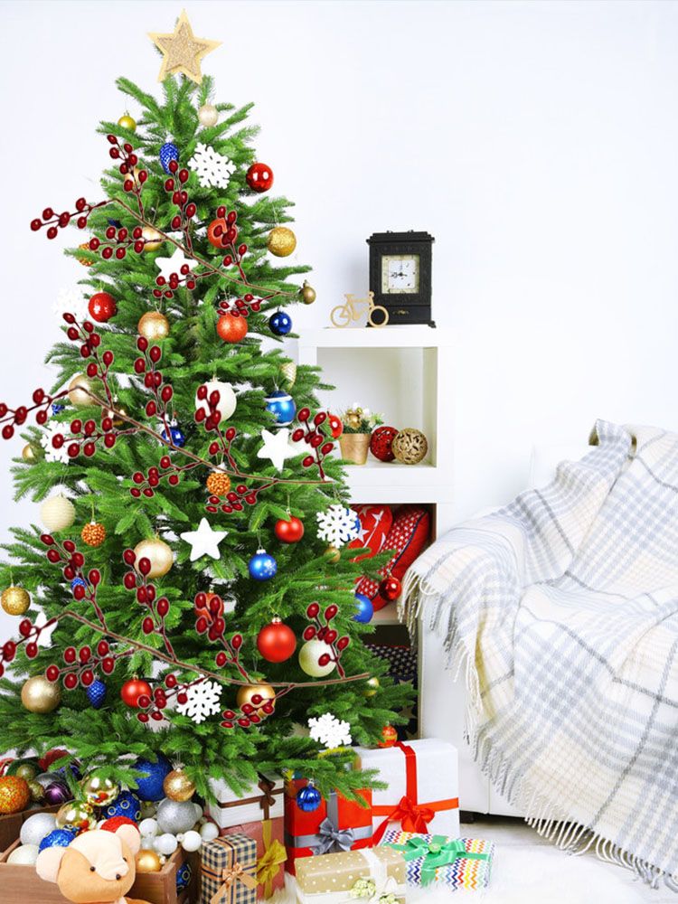 Artificial Red Berry String Garland Xmas Tree Faux Berry Decor for Holiday New view 7
