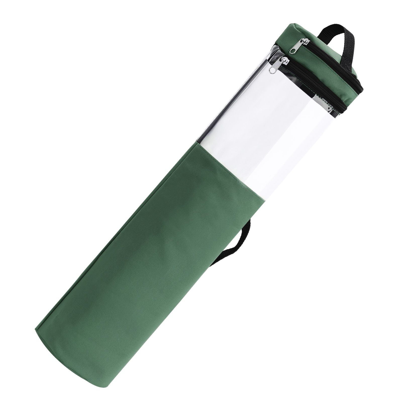 Wrapping Paper Storage Bag 42 Inch 600D Nylon Clear PVC Gift Wrap Holder
