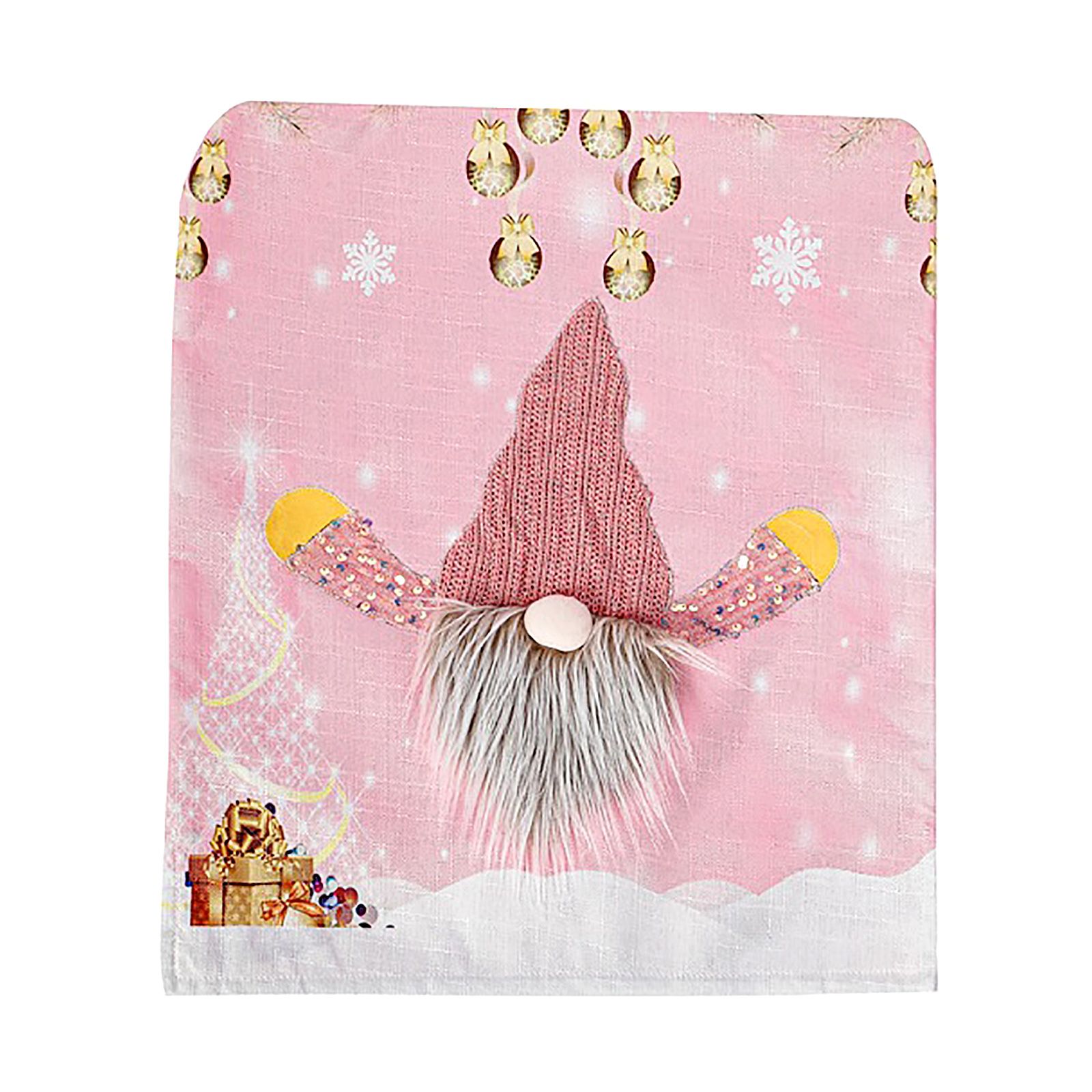Male Gnome Chair Cover Decorative Soft Dining Chair Slipcover with Light for — image 1
