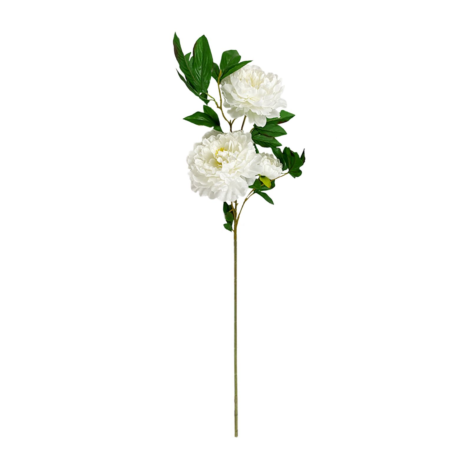 Artificial Peony Flower Silk Faux Peony Branch Stem for Wedding Engagement — image 1