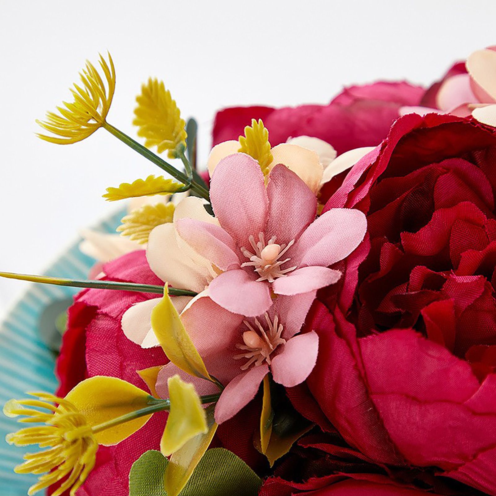 2pcs Silk Bridal Bouquet Table Centerpieces Faux Peony Wedding Center Piece view 4