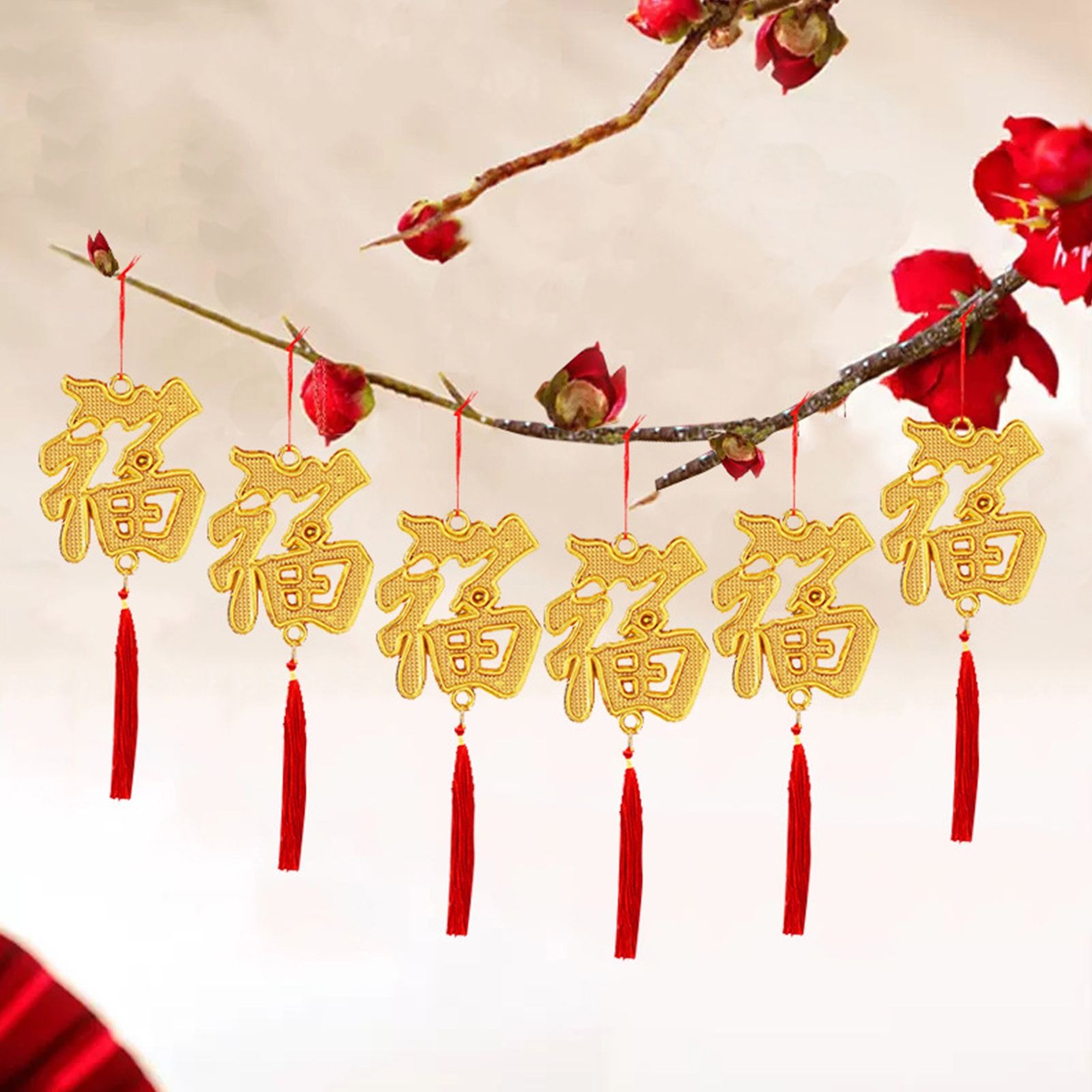 Chinese New Year Pendants Decorations Chinese Hanging Lucky Ornaments for — image 1